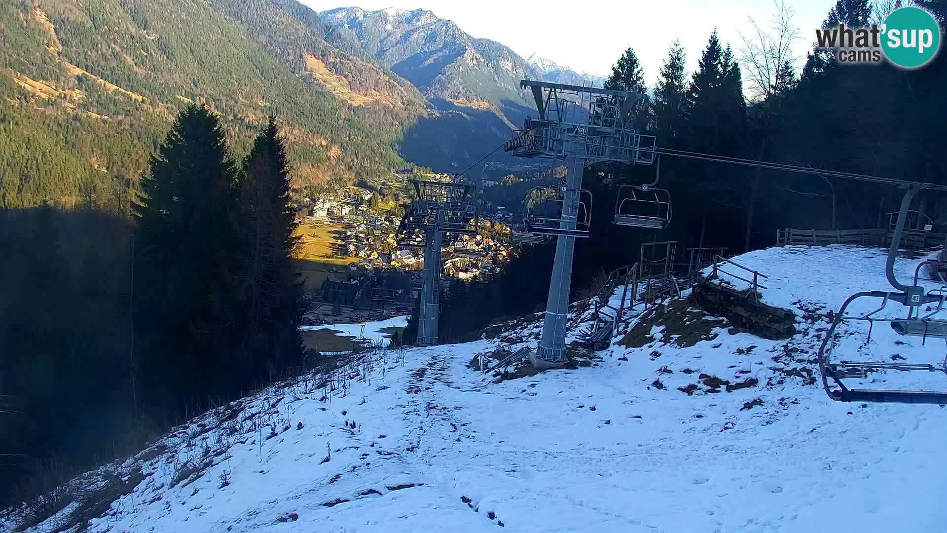 Vitranc Kranjska Gora webcam | VITRANC 1 stazione superiore