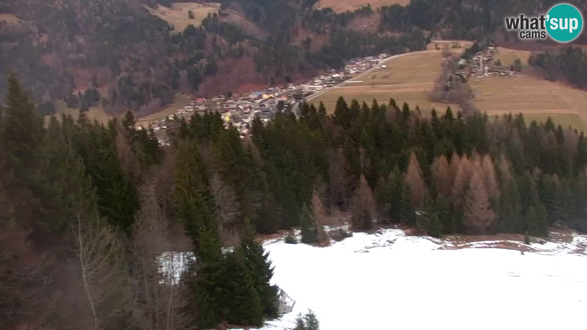 Kranjska Gora web kamera Vitranc | VITRANC 1 gornja postaja