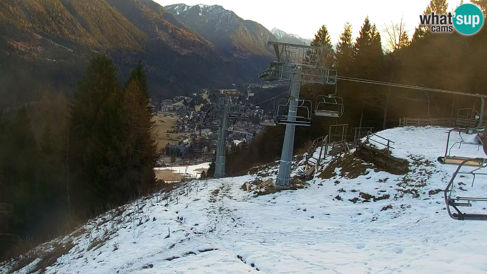 Kranjska Gora web kamera Vitranc | VITRANC 1 gornja postaja