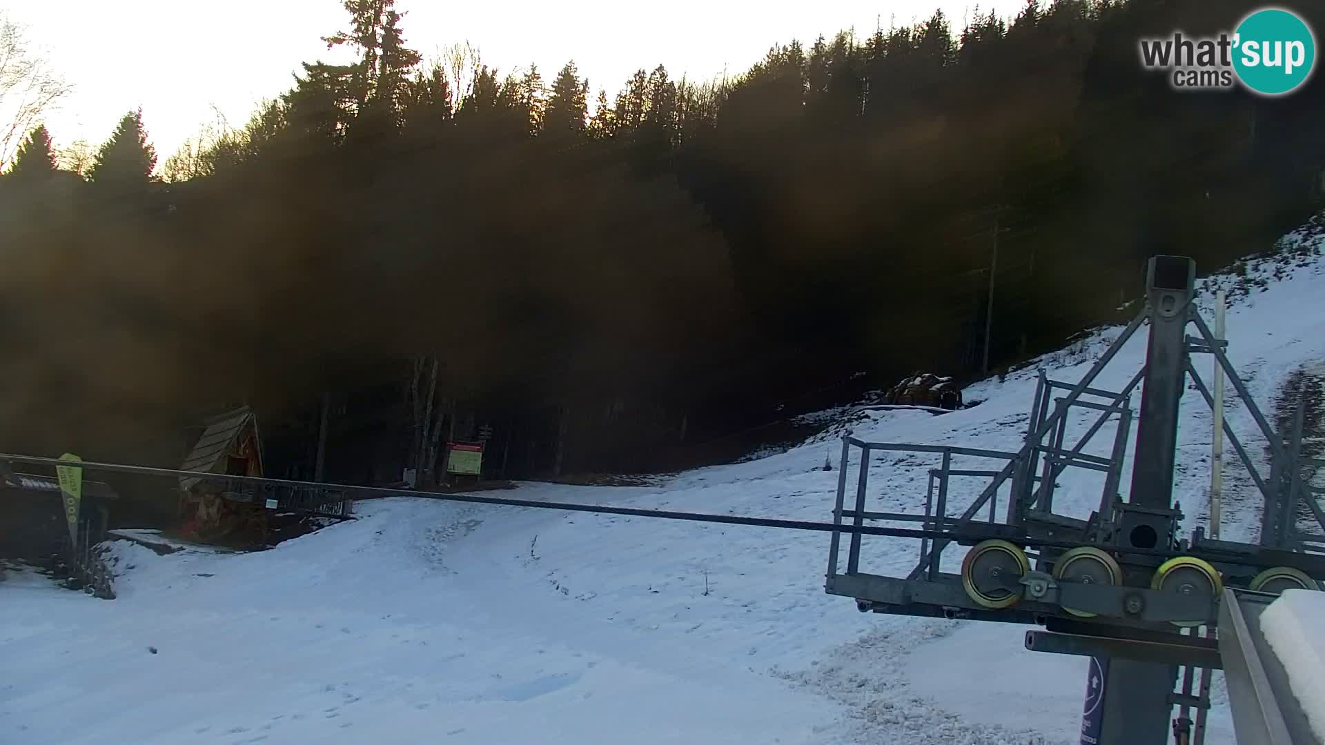 Vitranc Kranjska Gora webcam | VITRANC 1 stazione superiore