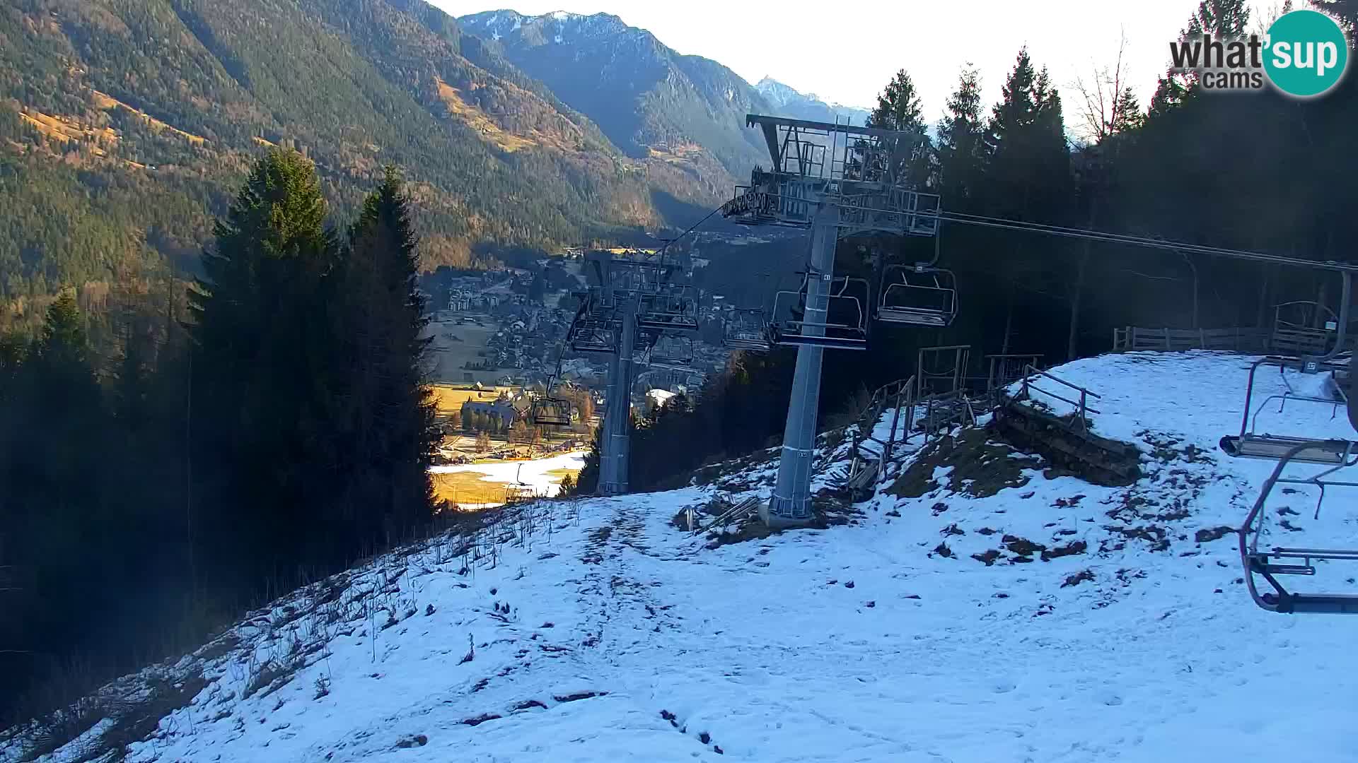 Kranjska Gora web kamera Vitranc | VITRANC 1 gornja postaja
