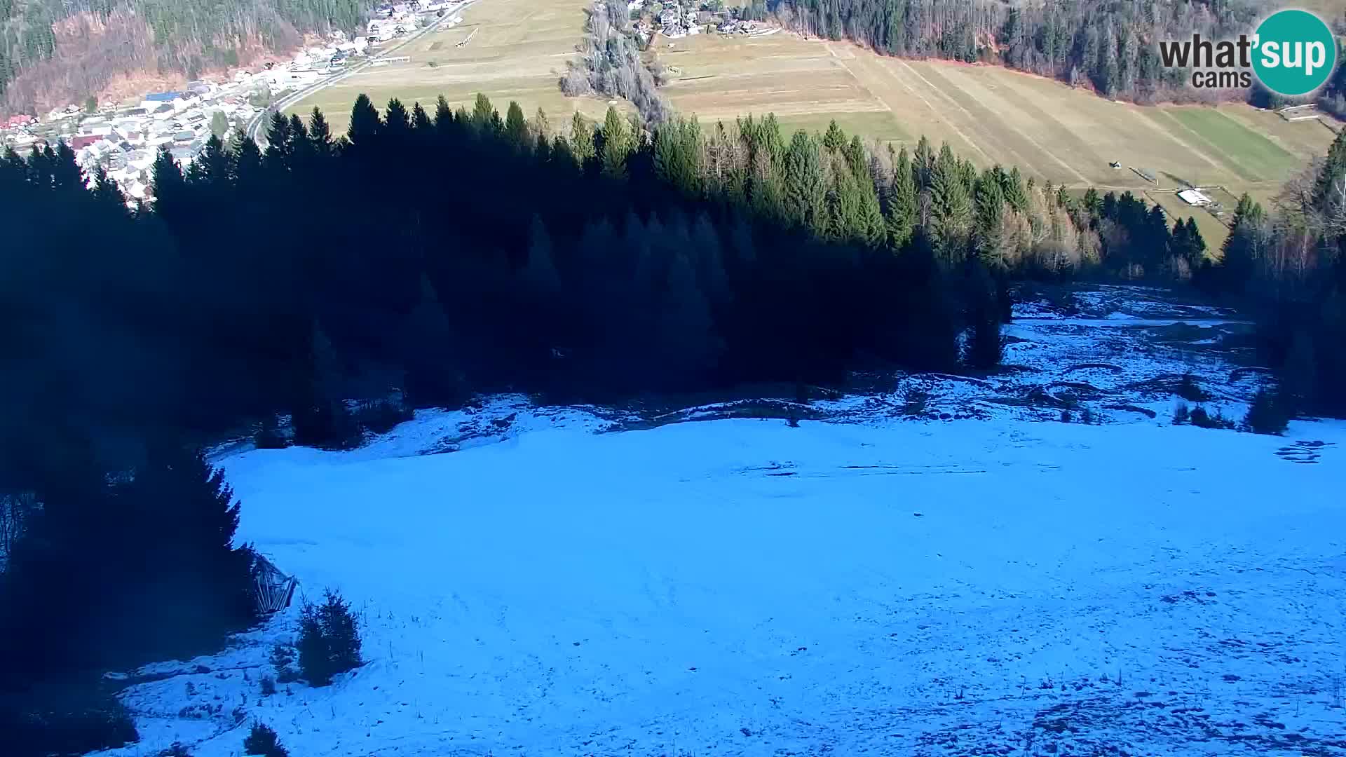Kranjska Gora web kamera Vitranc | VITRANC 1 gornja postaja
