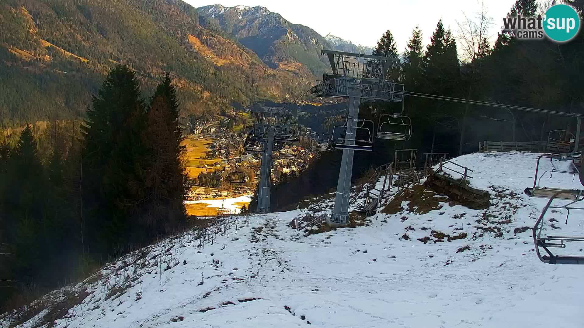 Kranjska Gora web kamera Vitranc | VITRANC 1 gornja postaja