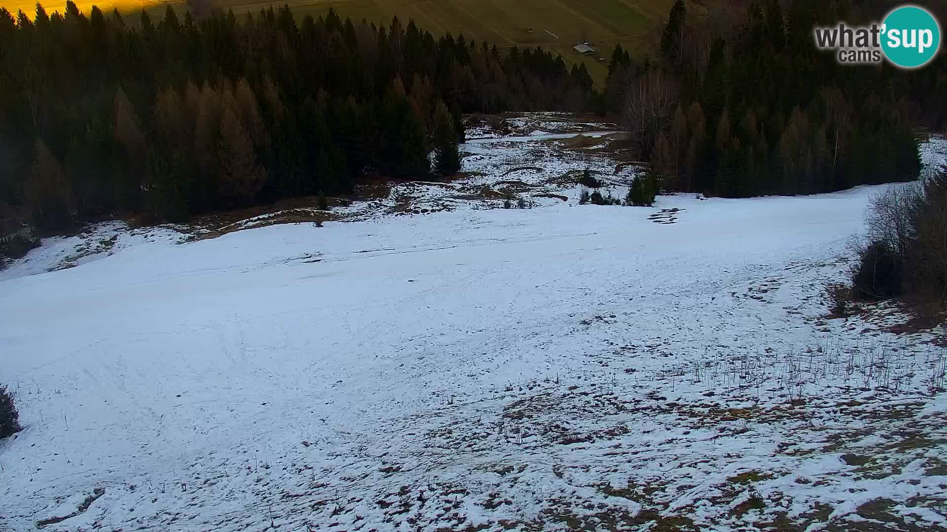 Kranjska Gora web kamera Vitranc | VITRANC 1 gornja postaja