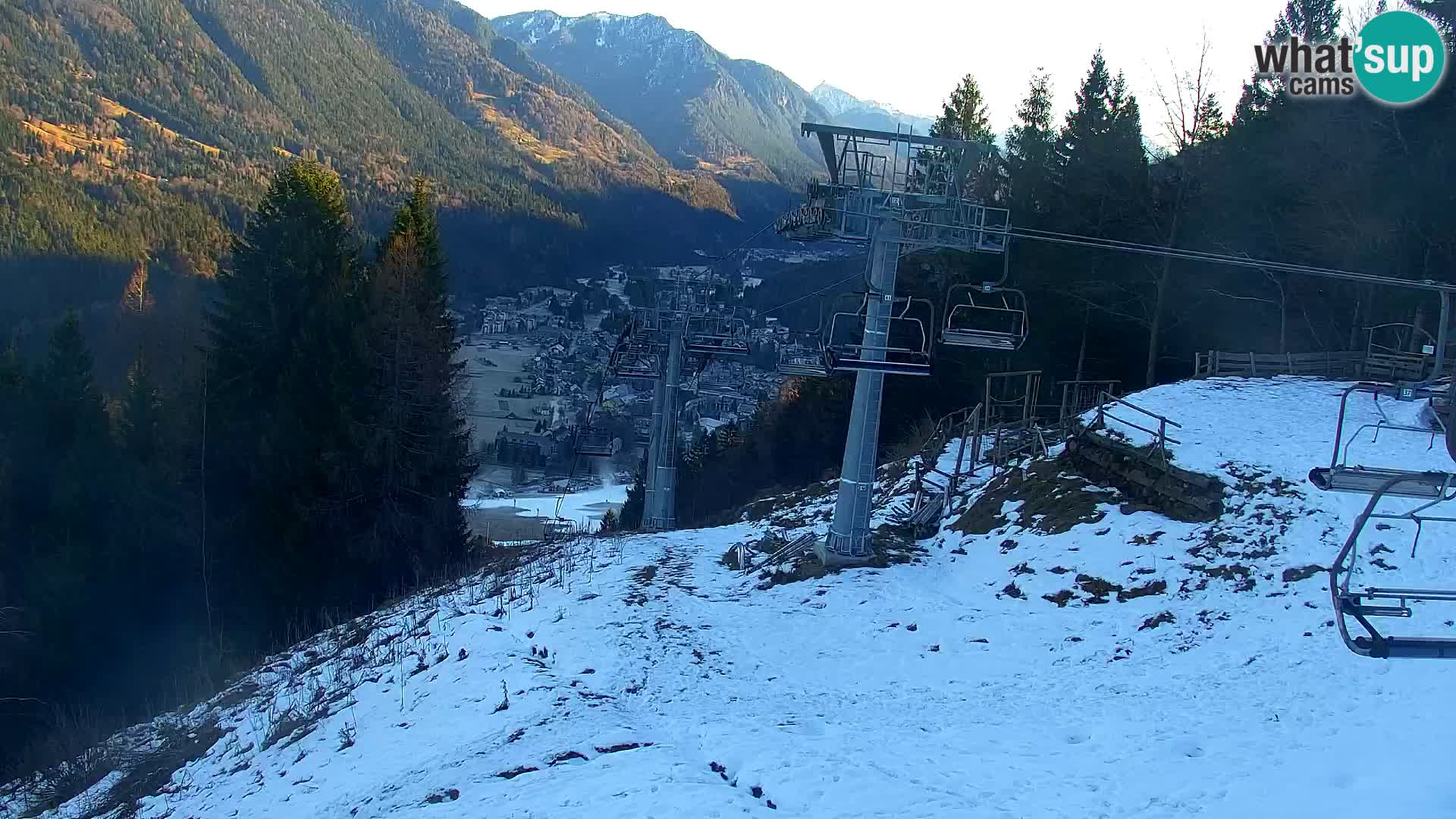 Vitranc Kranjska Gora webcam | VITRANC 1 stazione superiore