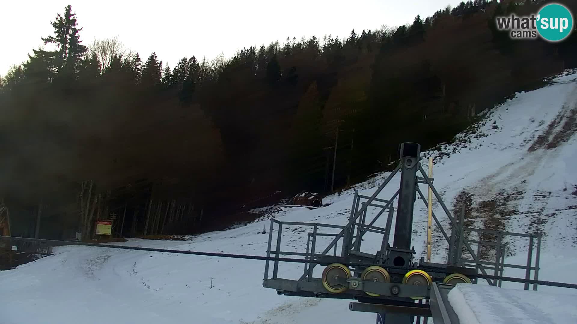 Kranjska Gora web kamera Vitranc | VITRANC 1 gornja postaja