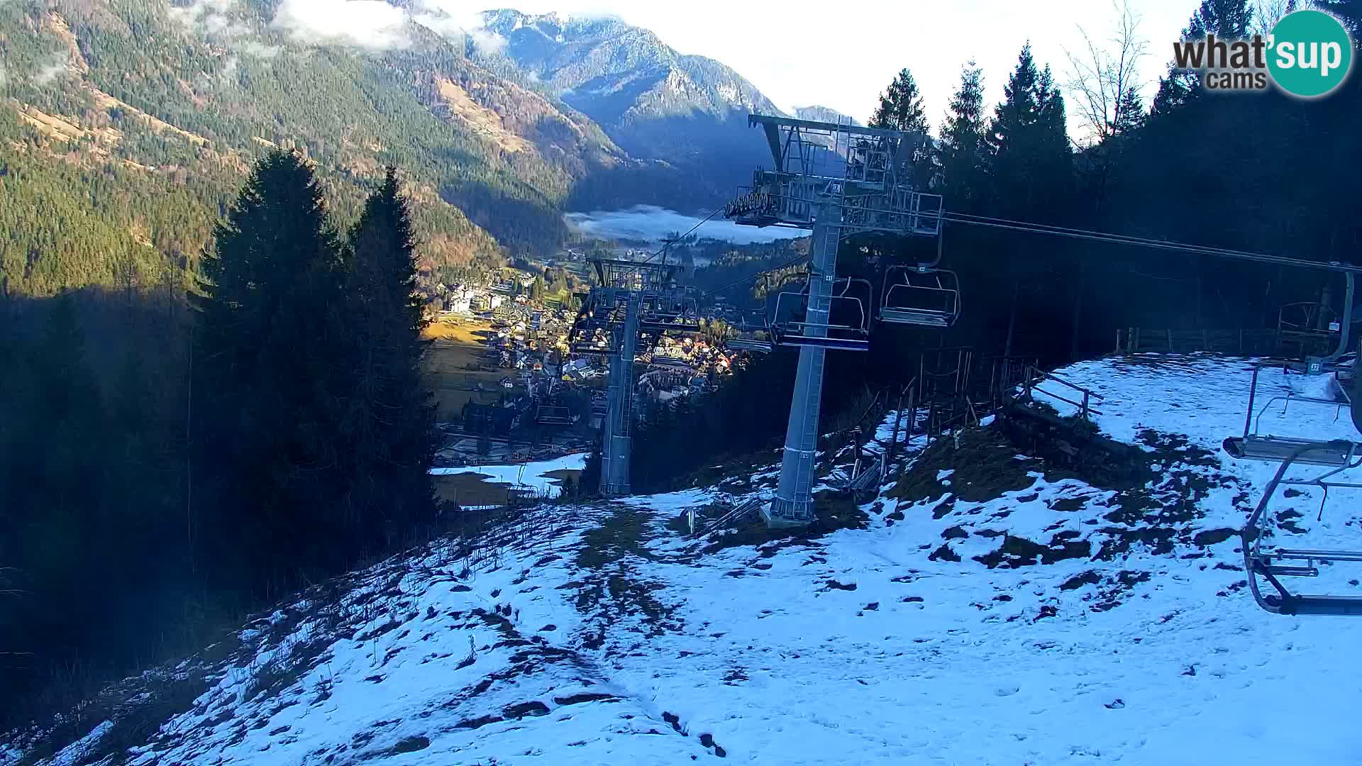 Kranjska Gora web kamera Vitranc | VITRANC 1 gornja postaja