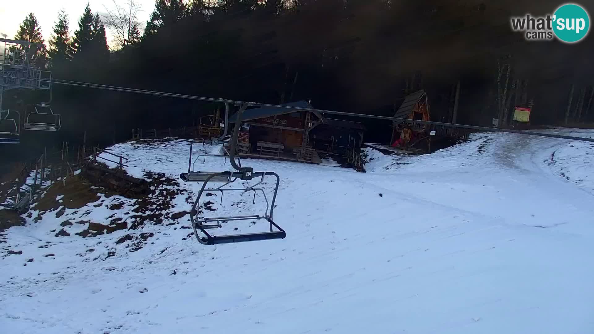 Vitranc Kranjska Gora webcam | VITRANC 1 stazione superiore