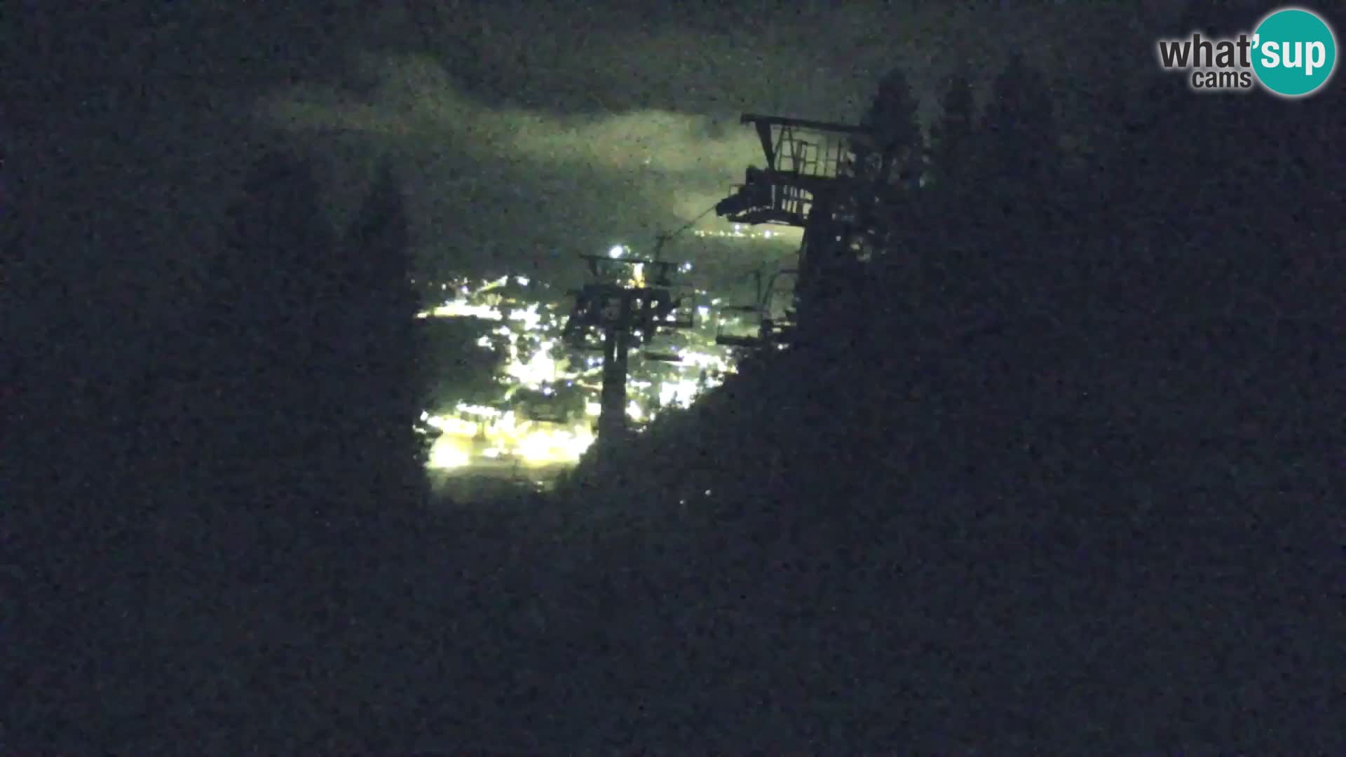 Kranjska Gora web kamera Vitranc | VITRANC 1 gornja postaja