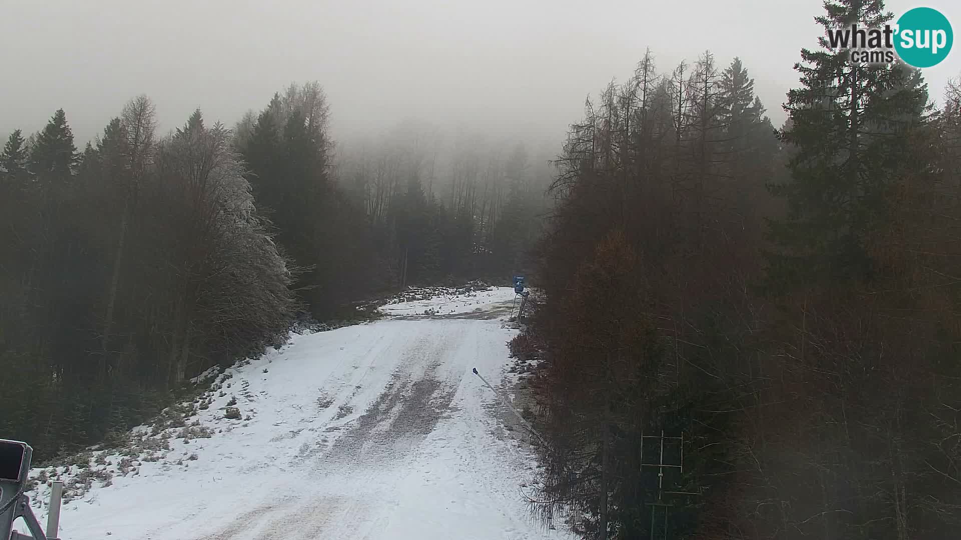 Kranjska Gora web kamera Vitranc | VITRANC 1 gornja postaja