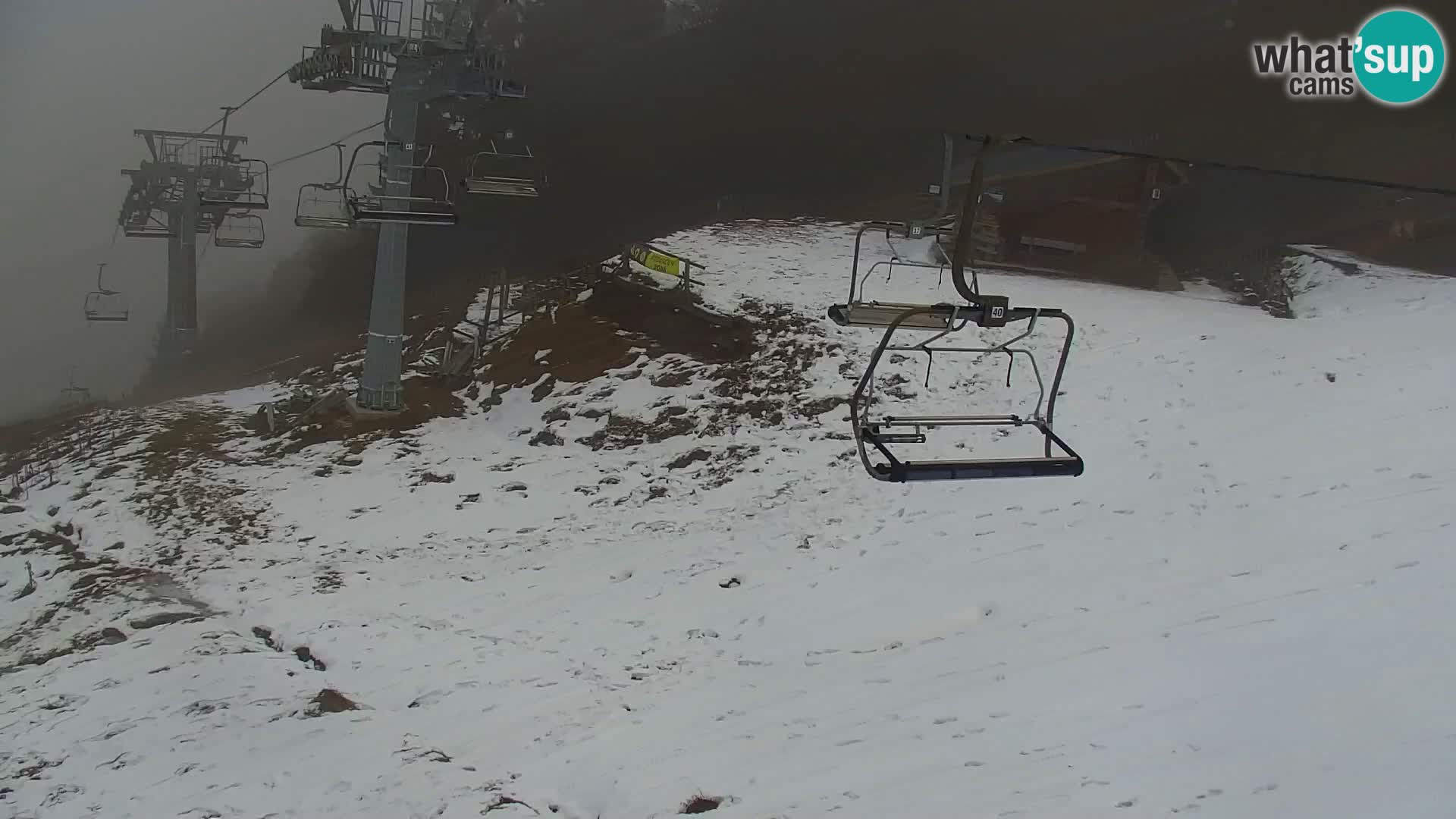 Kranjska Gora web kamera Vitranc | VITRANC 1 gornja postaja