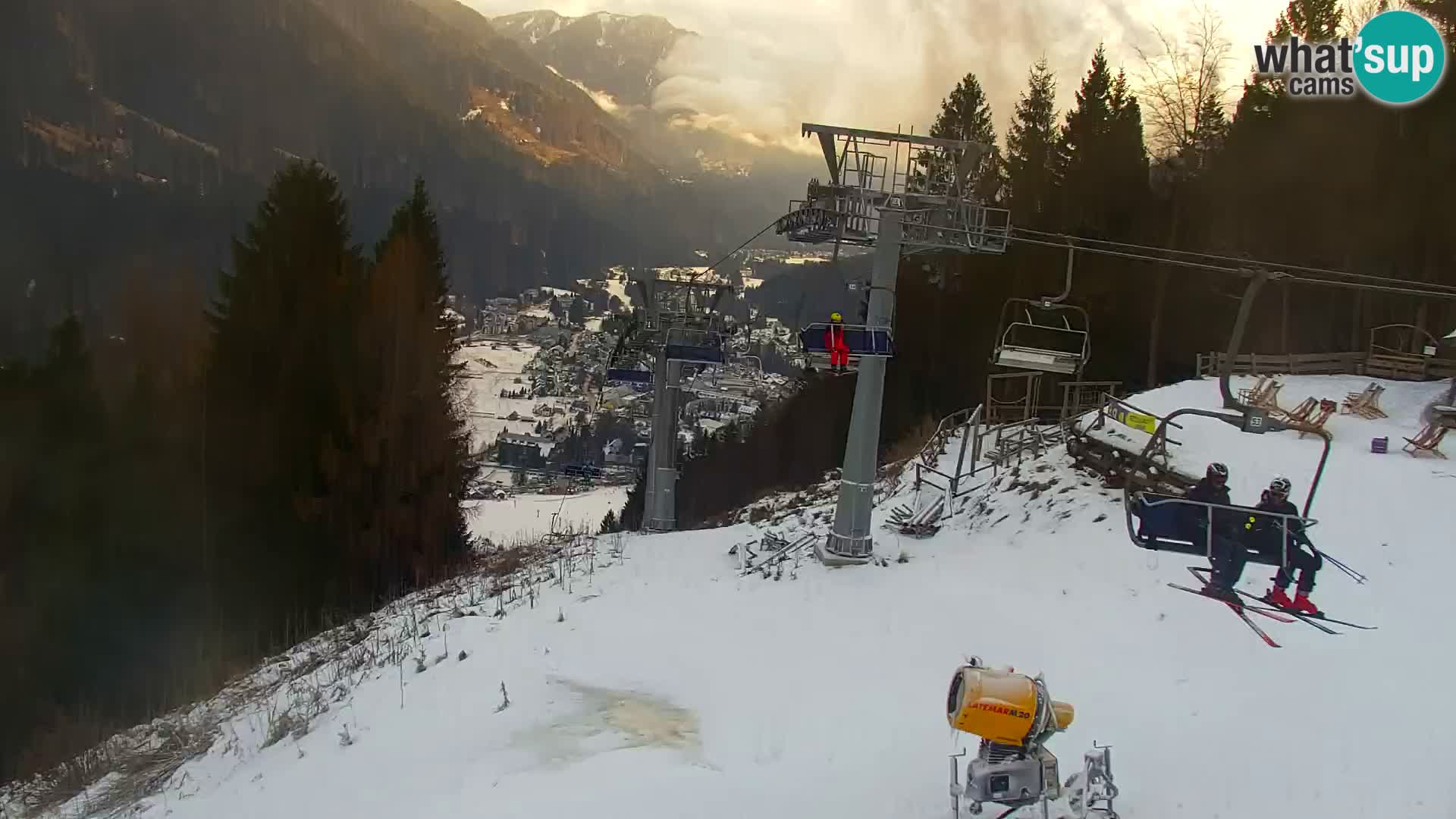 Kranjska Gora web kamera Vitranc | VITRANC 1 gornja postaja