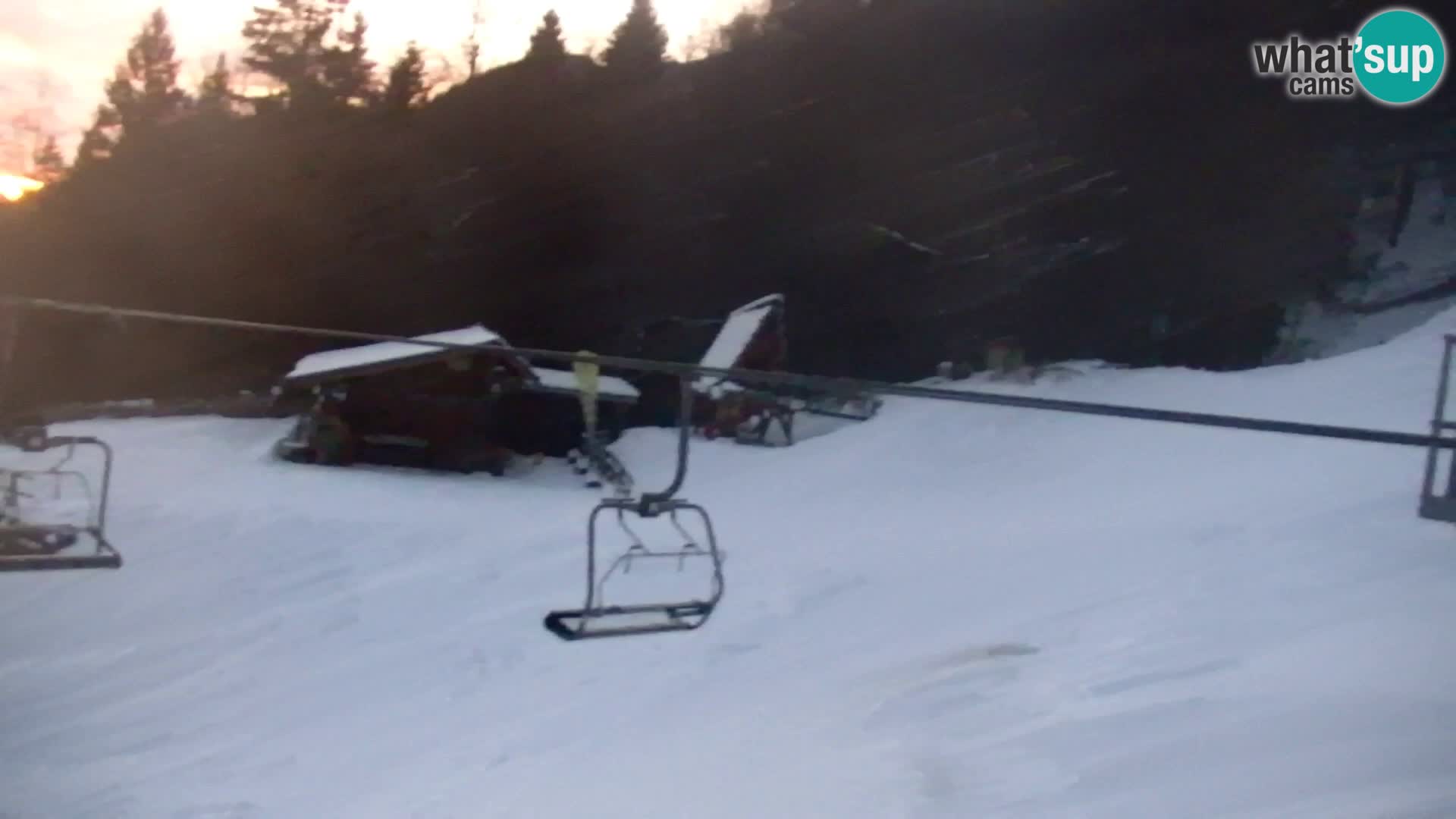 Vitranc Kranjska Gora webcam | VITRANC 1 stazione superiore