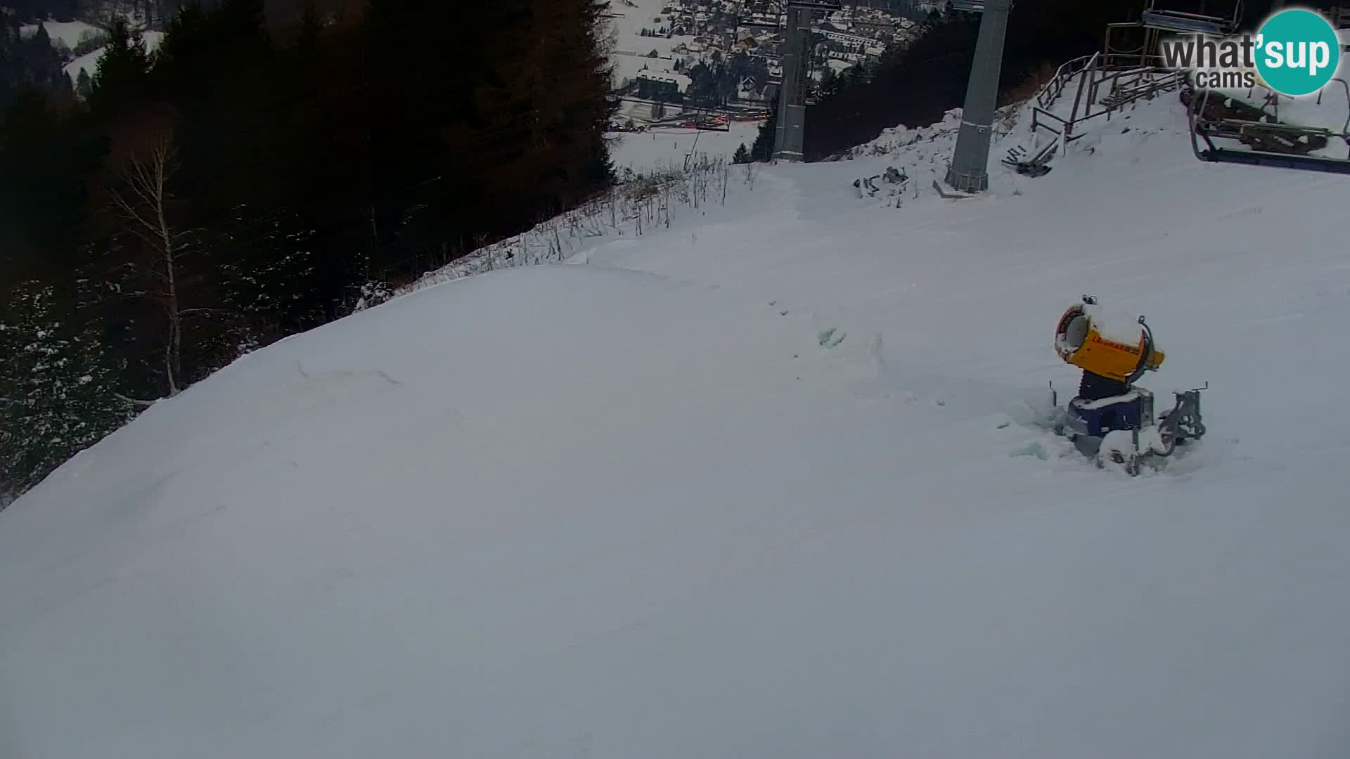 Vitranc Kranjska Gora webcam | VITRANC 1 stazione superiore