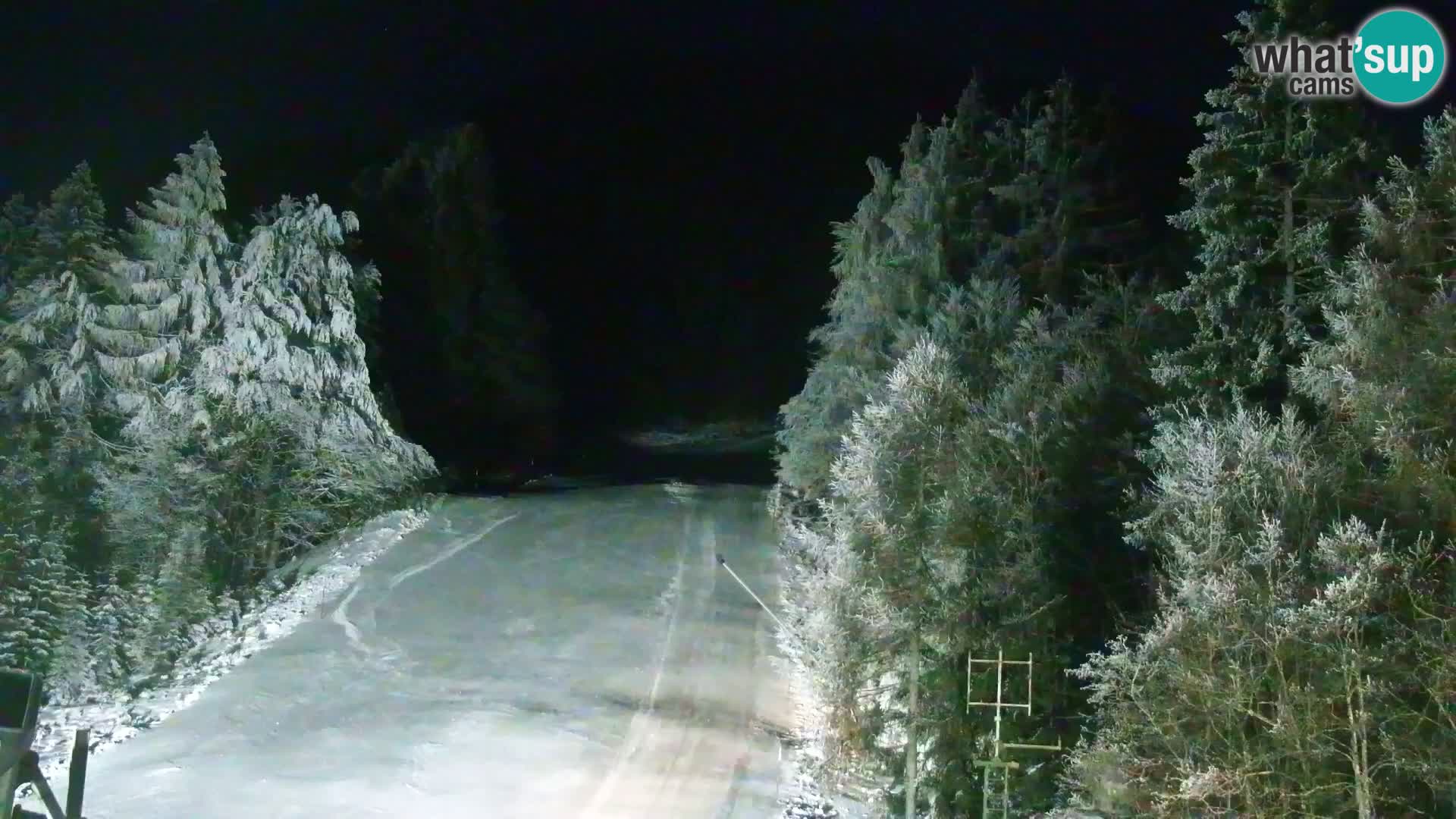 Kranjska Gora web kamera Vitranc | VITRANC 1 gornja postaja