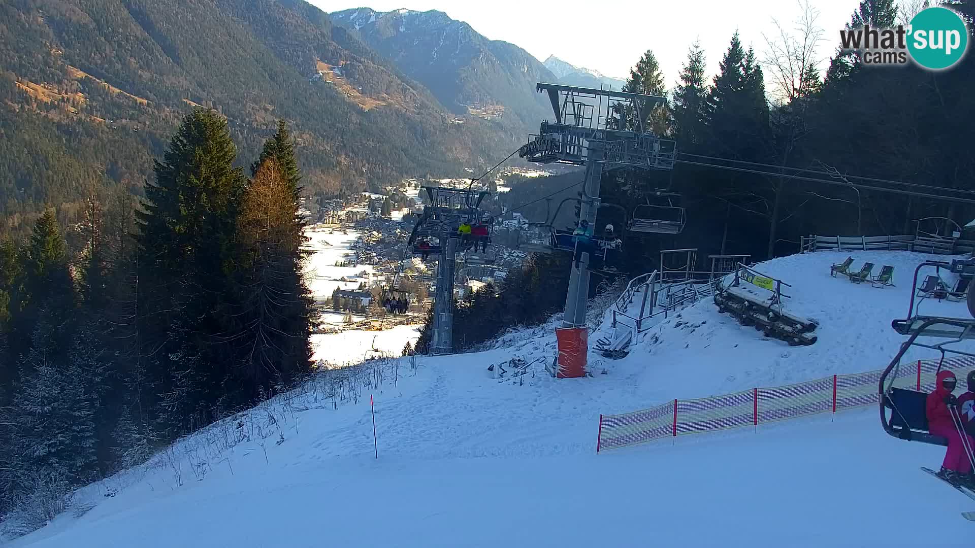 Kranjska Gora web kamera Vitranc | VITRANC 1 gornja postaja