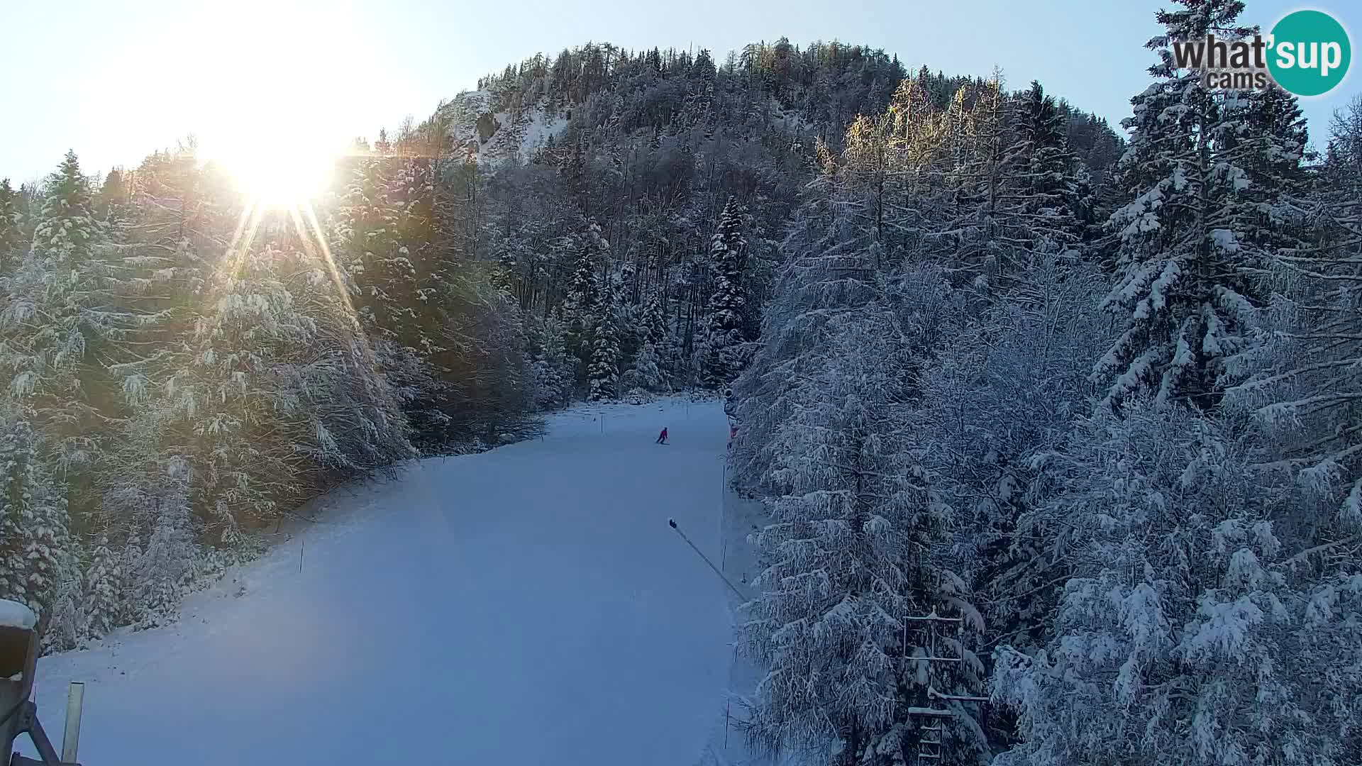 Kranjska Gora web kamera Vitranc | VITRANC 1 gornja postaja