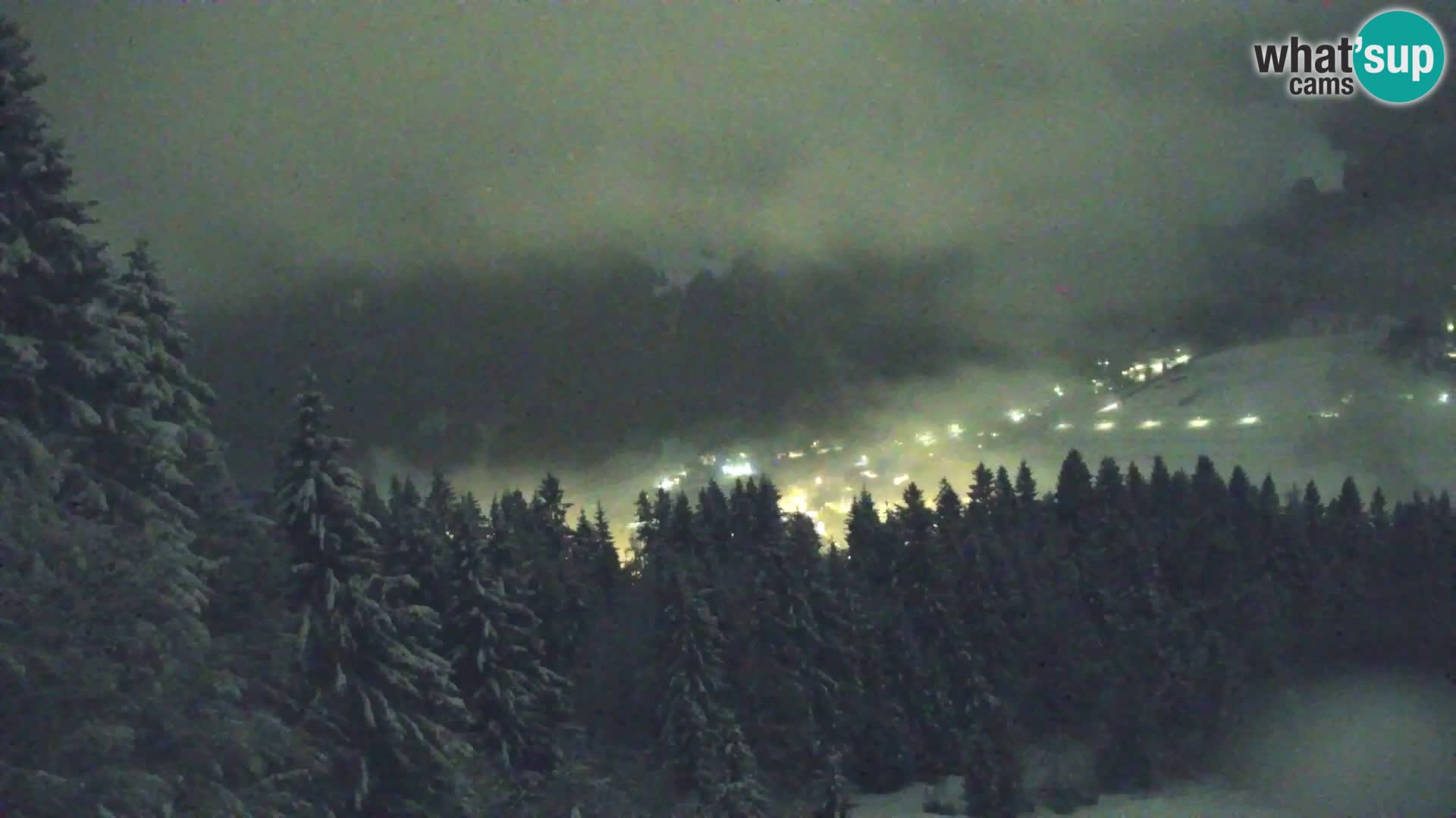 Kranjska Gora web kamera Vitranc | VITRANC 1 gornja postaja