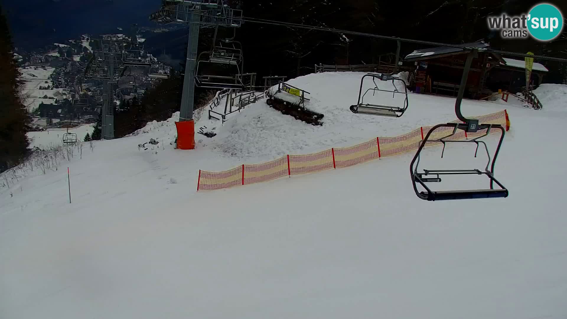 Kranjska Gora web kamera Vitranc | VITRANC 1 gornja postaja