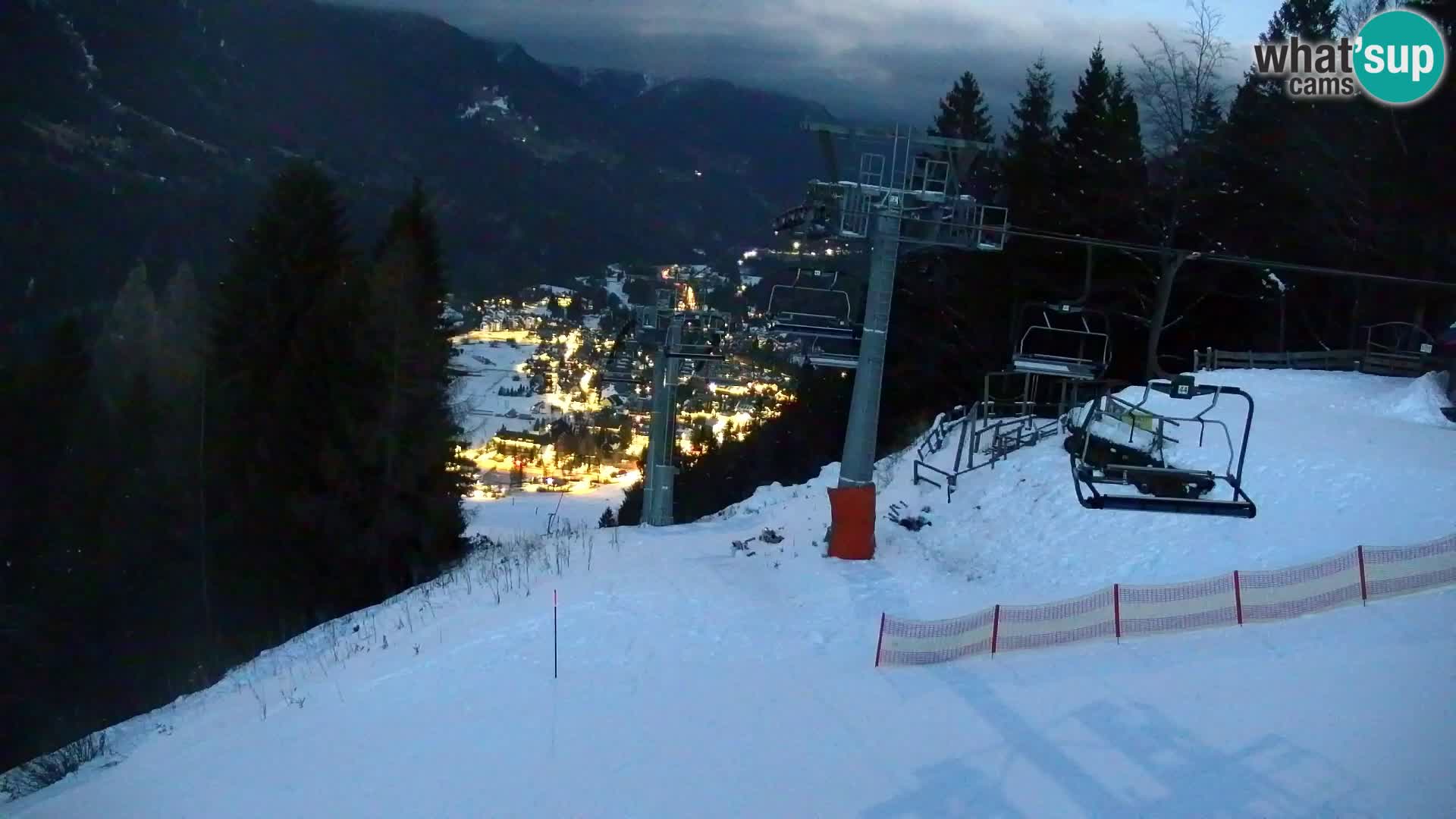 Kranjska Gora web kamera Vitranc | VITRANC 1 gornja postaja