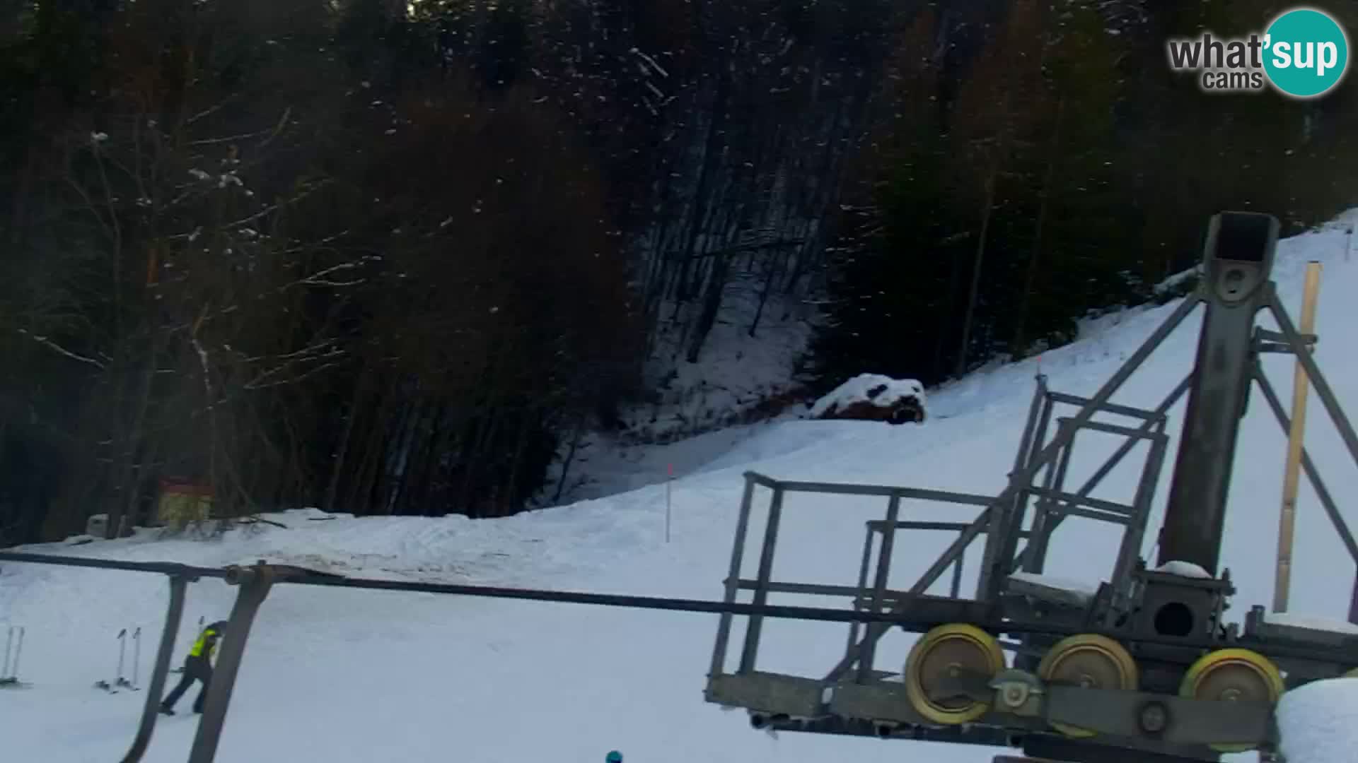 Kranjska Gora web kamera Vitranc | VITRANC 1 gornja postaja