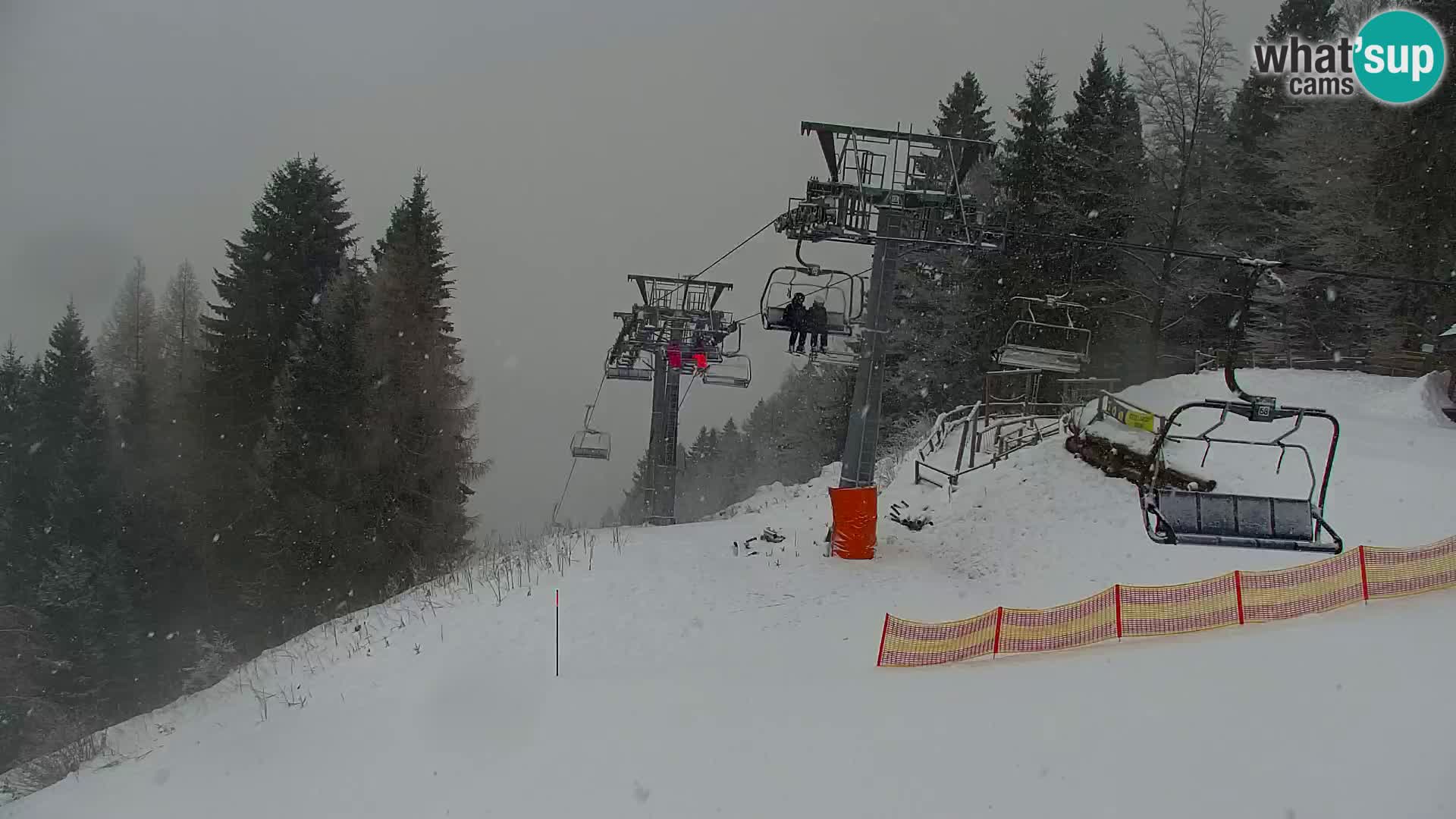 Kranjska Gora web kamera Vitranc | VITRANC 1 gornja postaja