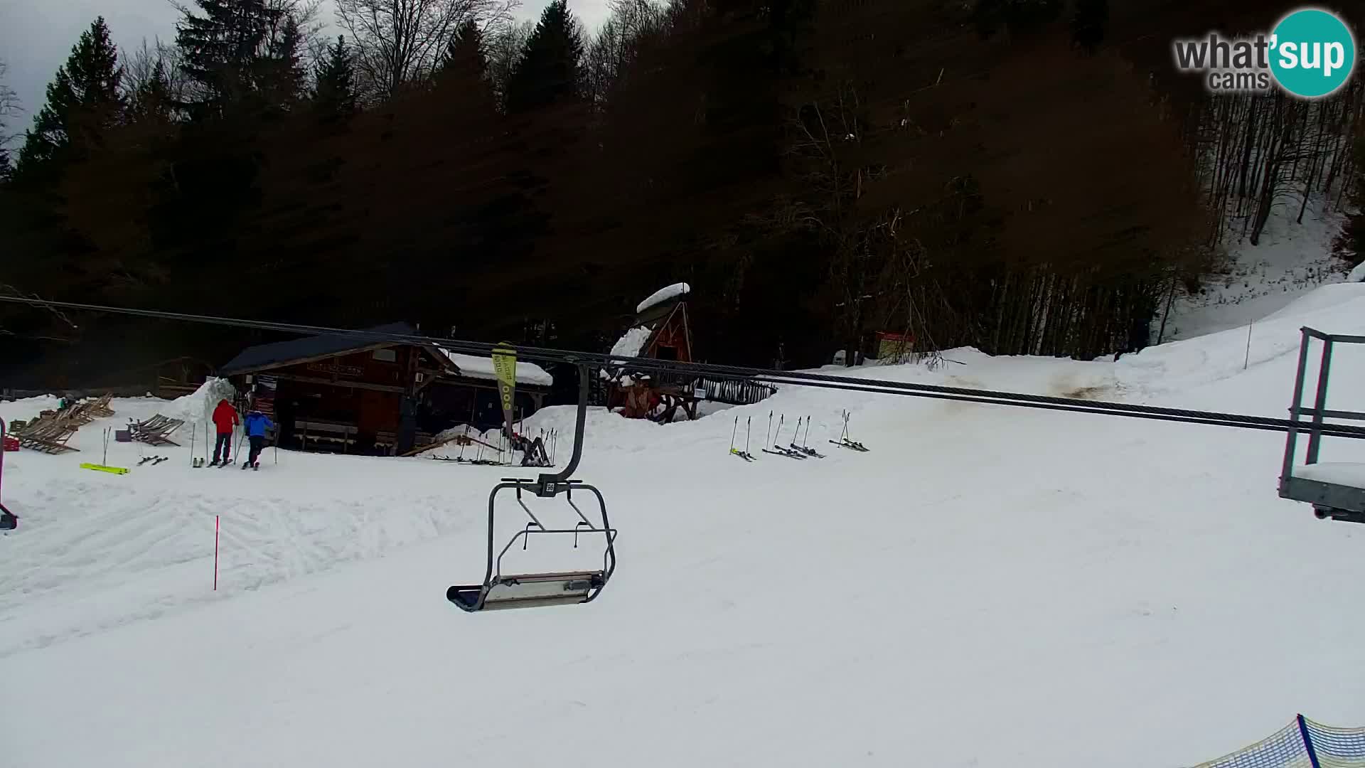 Kranjska Gora web kamera Vitranc | VITRANC 1 gornja postaja