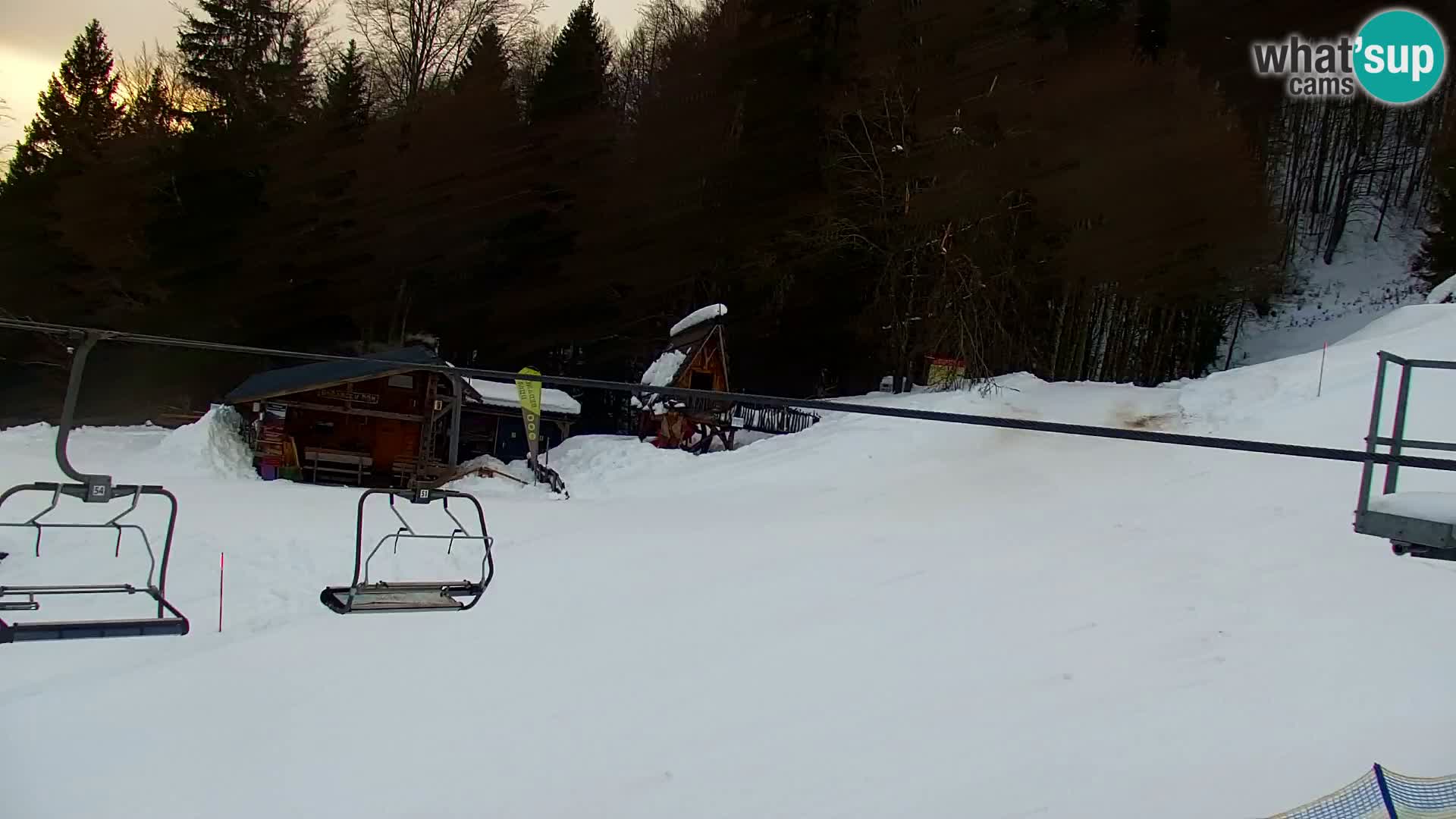 Vitranc Kranjska Gora webcam | VITRANC 1 stazione superiore