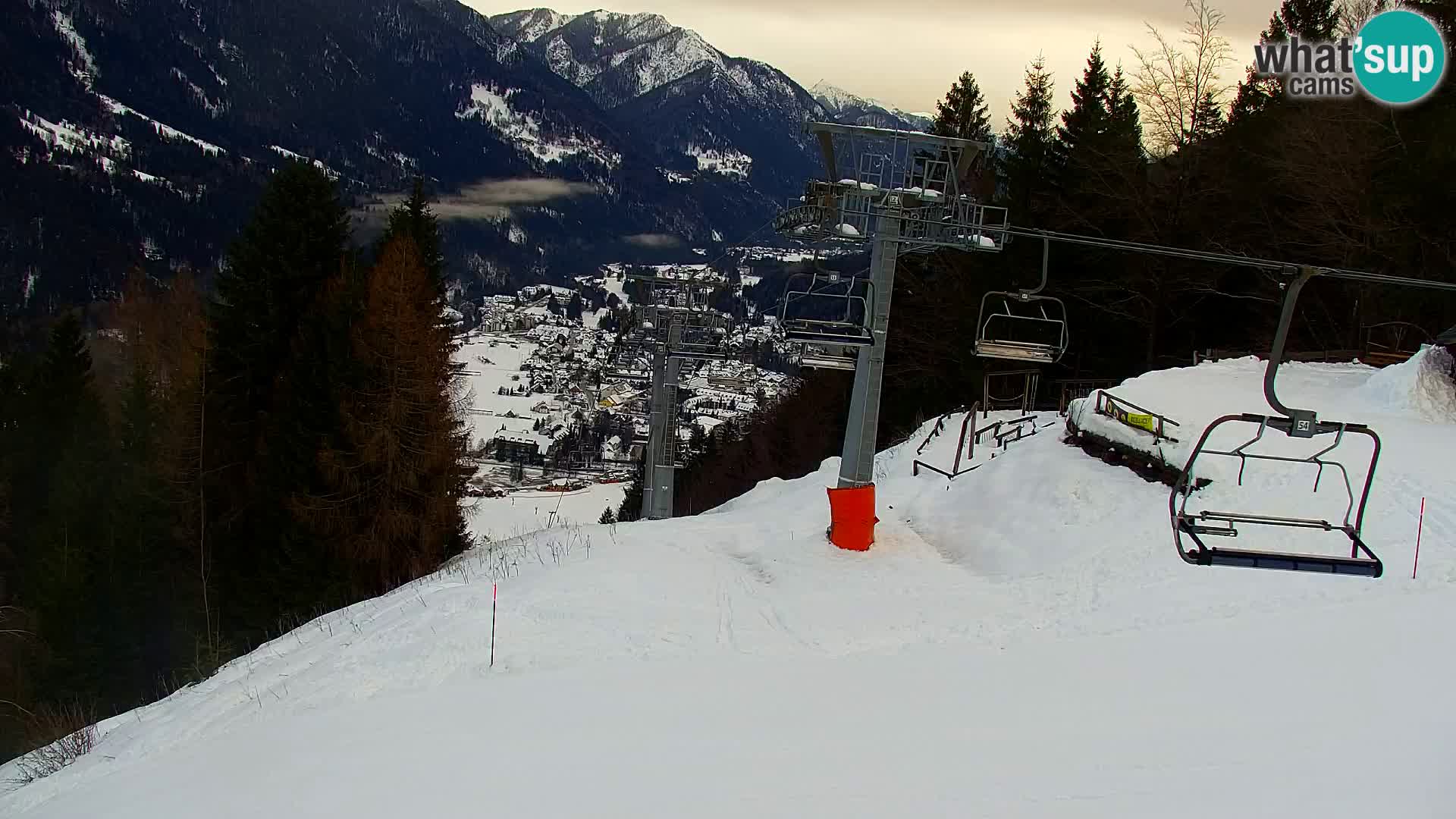 Vitranc Kranjska Gora webcam | VITRANC 1 stazione superiore