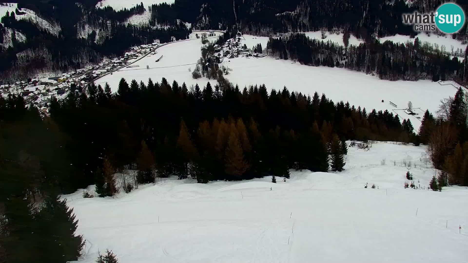 Kranjska Gora web kamera Vitranc | VITRANC 1 gornja postaja