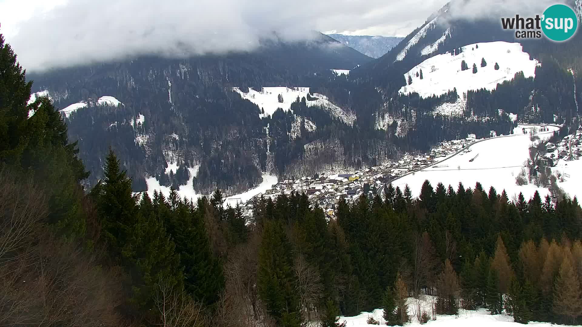 Kranjska Gora web kamera Vitranc | VITRANC 1 gornja postaja