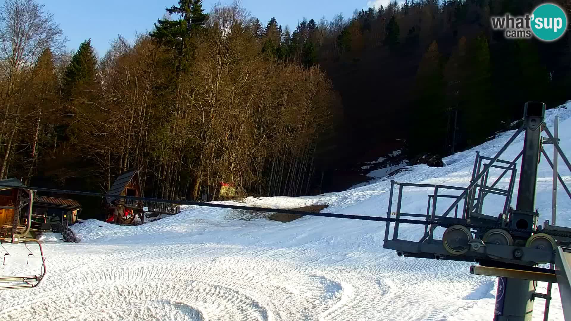 Kranjska Gora web kamera Vitranc | VITRANC 1 gornja postaja