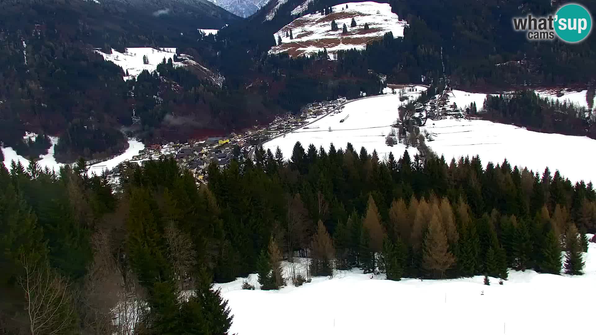 Kranjska Gora web kamera Vitranc | VITRANC 1 gornja postaja