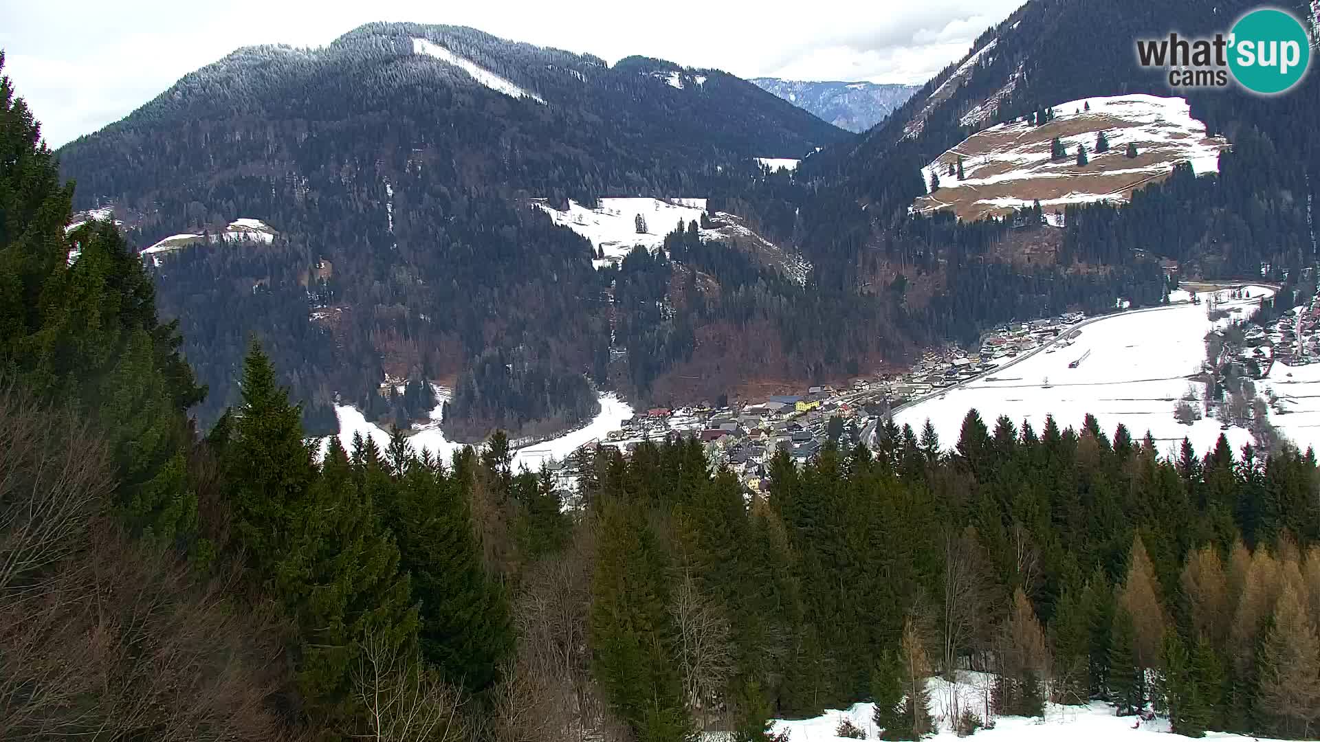 Kranjska Gora web kamera Vitranc | VITRANC 1 gornja postaja