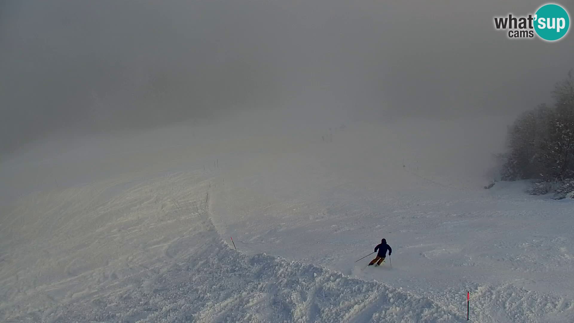 Kranjska Gora web kamera Vitranc | VITRANC 1 gornja postaja