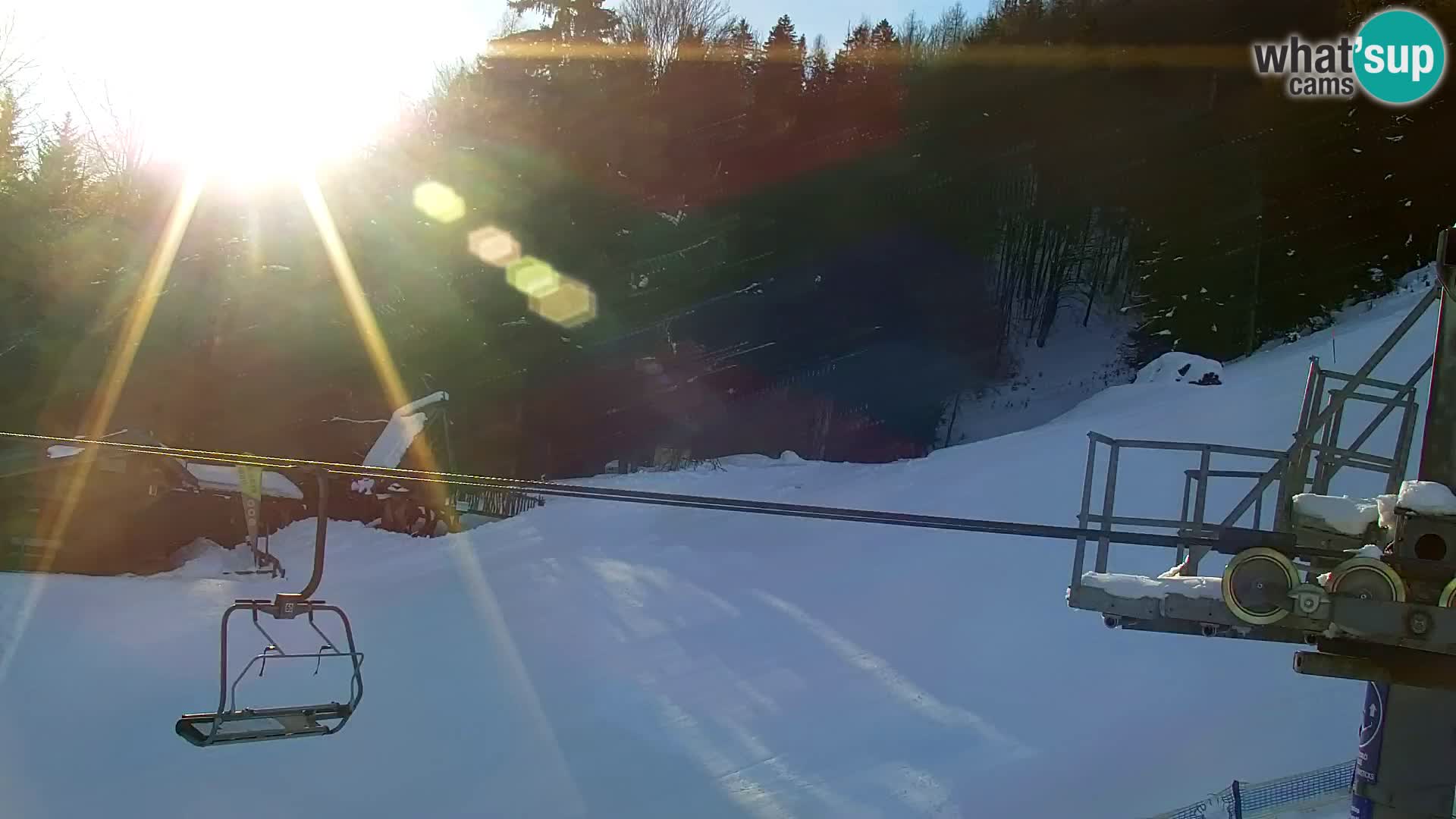 Vitranc Kranjska Gora webcam | VITRANC 1 stazione superiore