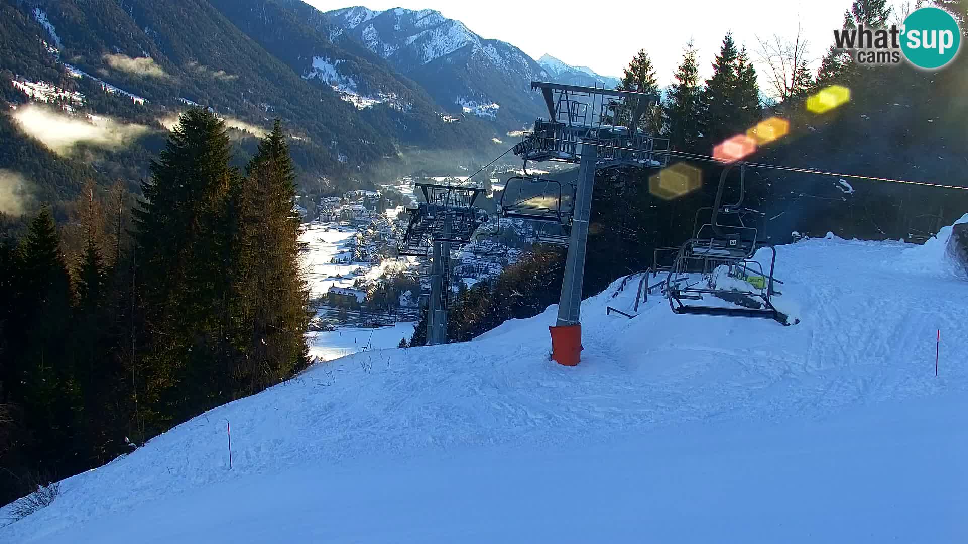 Vitranc Kranjska Gora webcam | VITRANC 1 stazione superiore