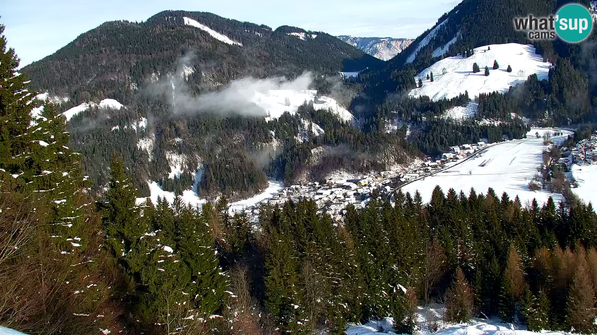 Kranjska Gora web kamera Vitranc | VITRANC 1 gornja postaja