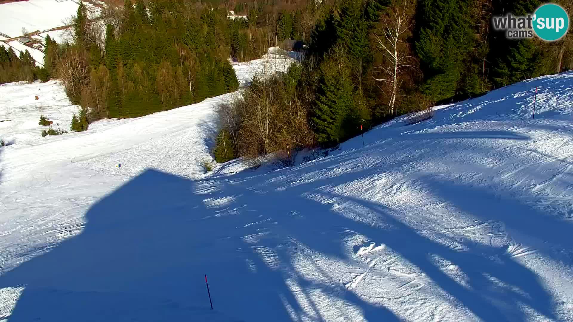 Kranjska Gora web kamera Vitranc | VITRANC 1 gornja postaja