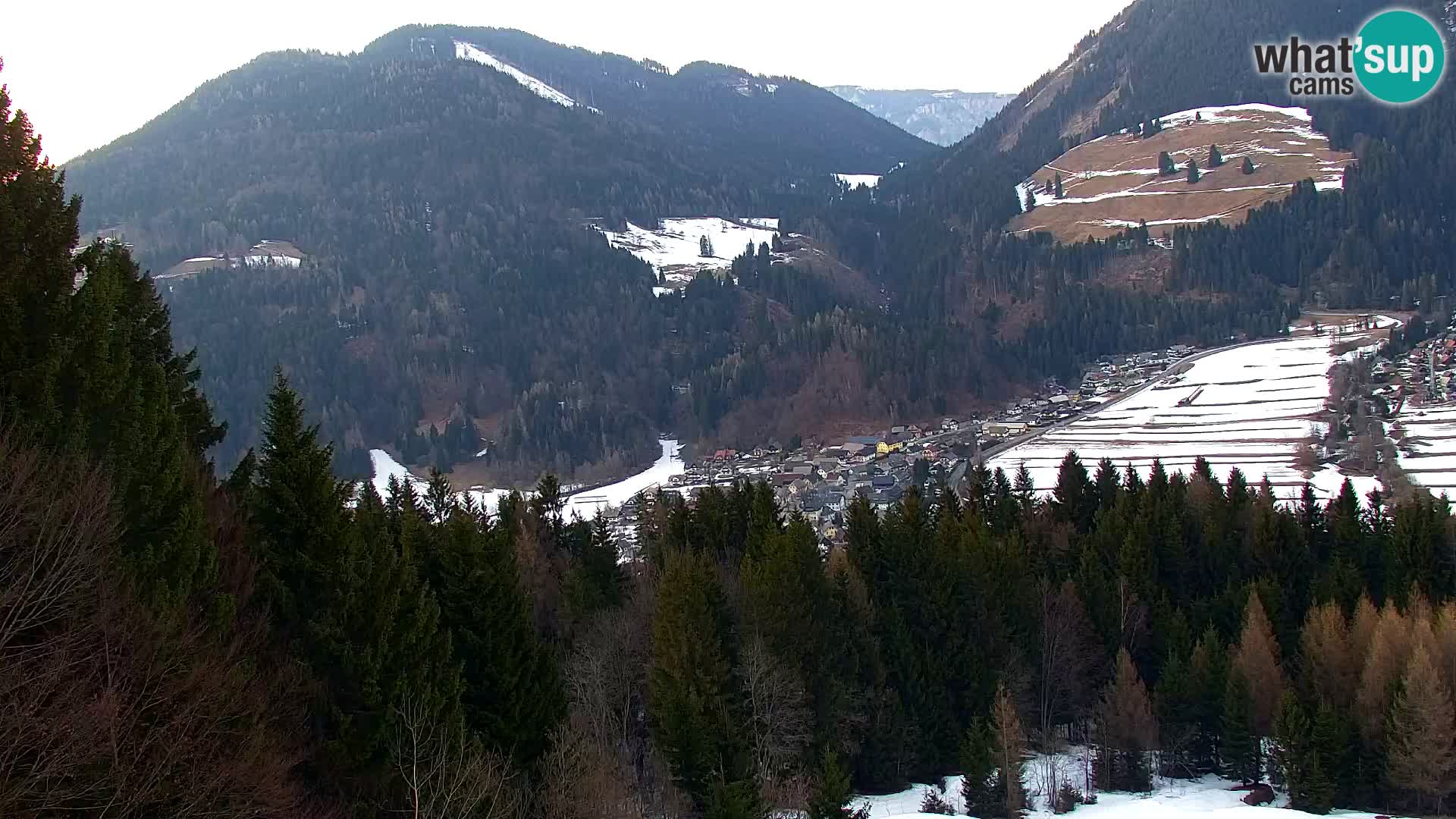 Kranjska Gora web kamera Vitranc | VITRANC 1 gornja postaja