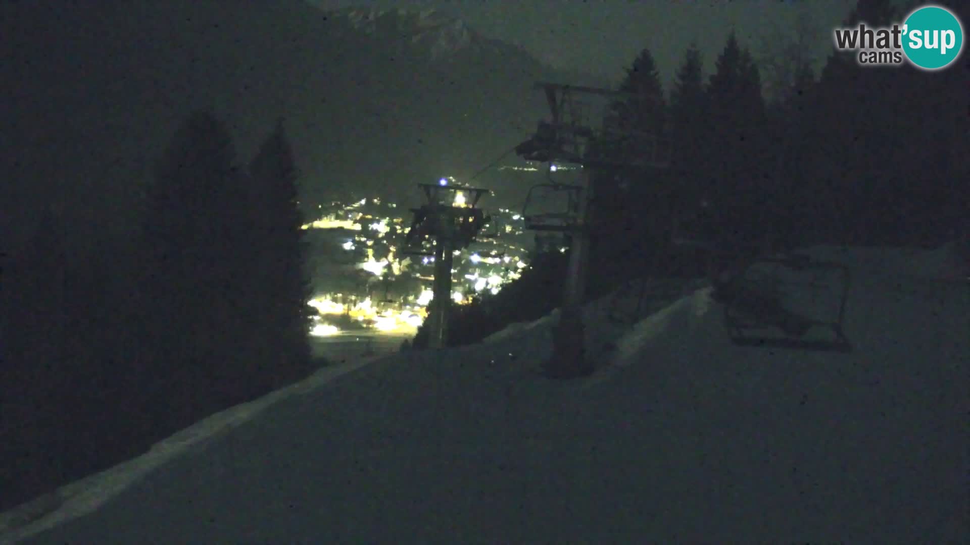 Kranjska Gora web kamera Vitranc | VITRANC 1 gornja postaja