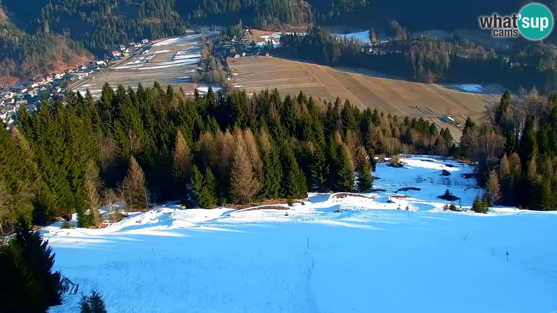 Vitranc Kranjska Gora webcam | VITRANC 1 stazione superiore