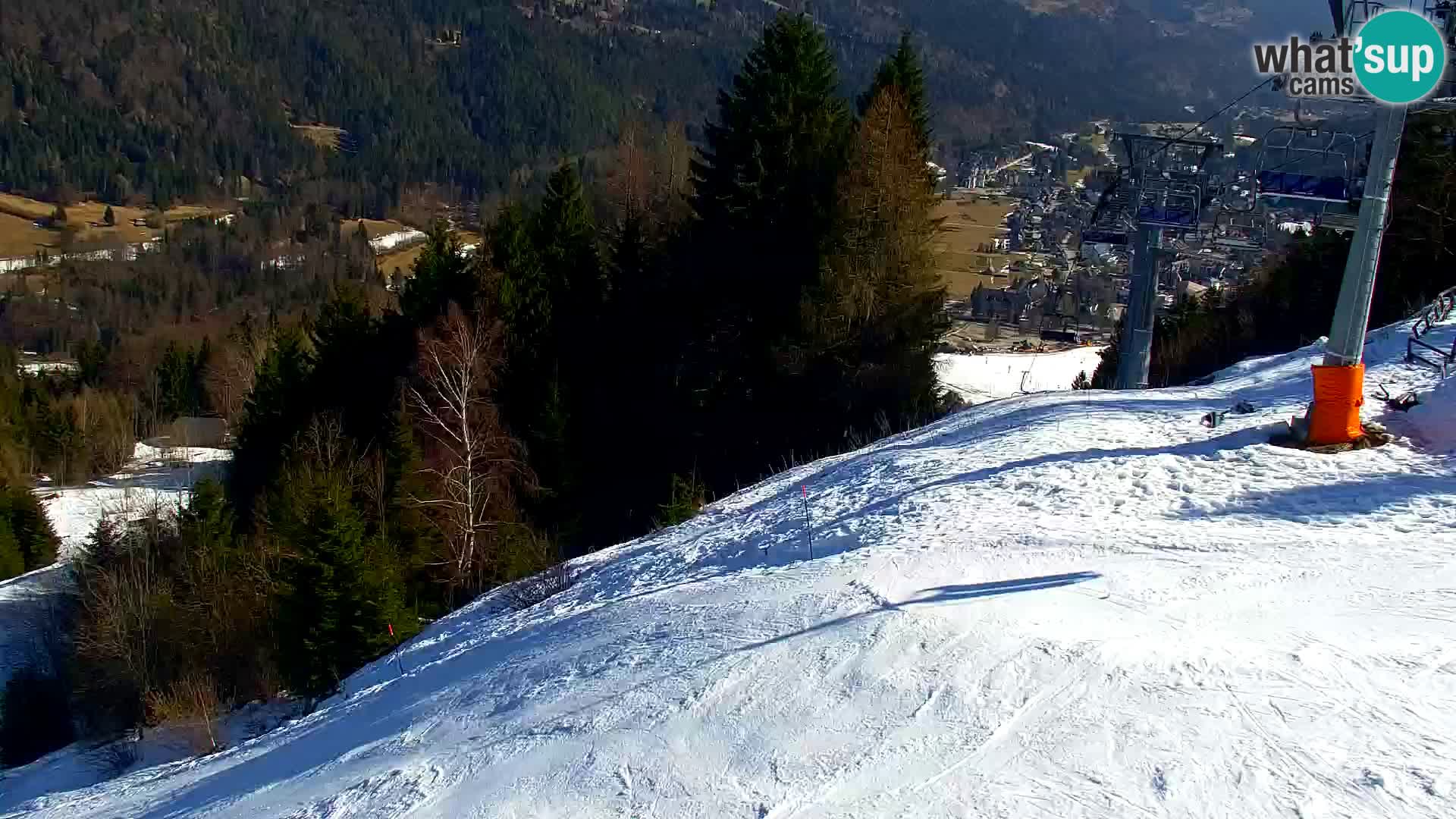 Kranjska Gora web kamera Vitranc | VITRANC 1 gornja postaja