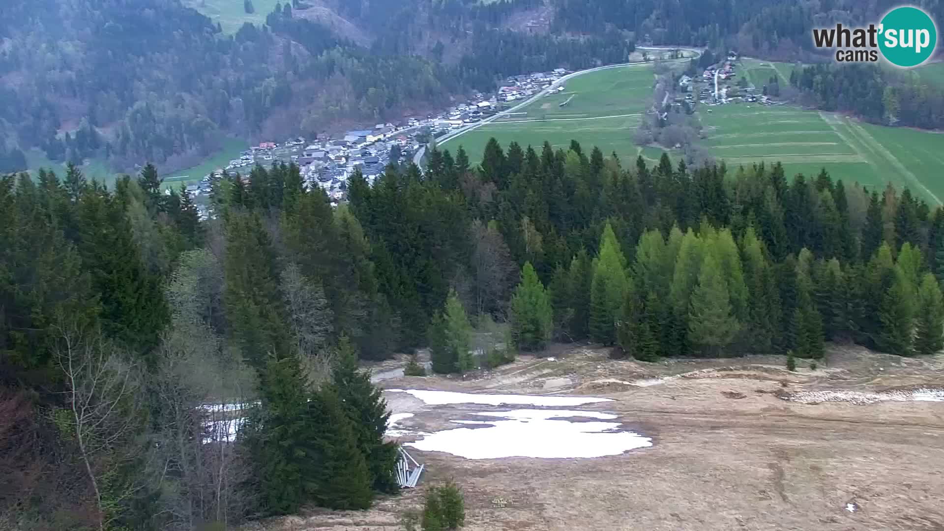 Kranjska Gora web kamera Vitranc | VITRANC 1 gornja postaja