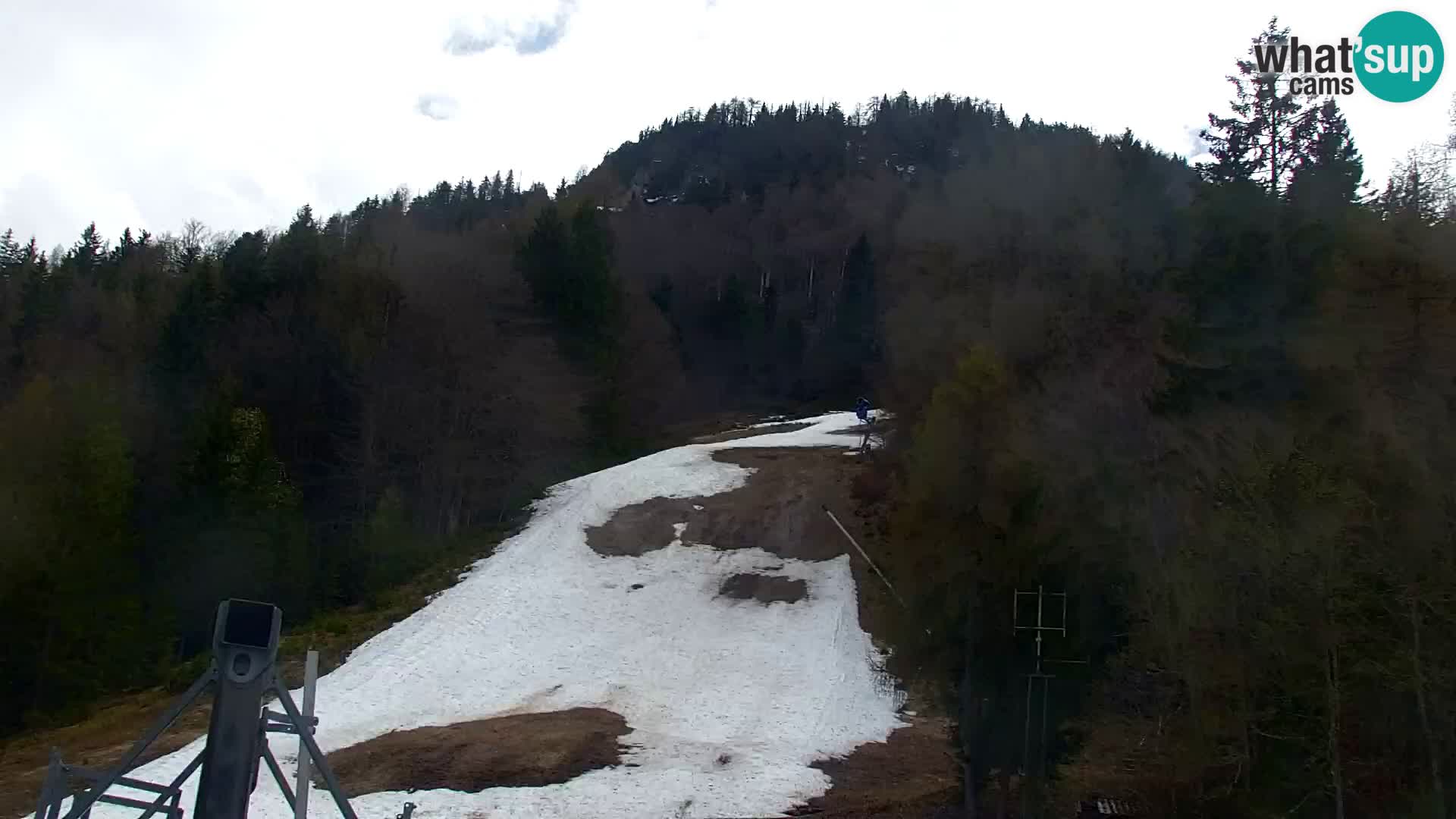 Kranjska Gora web kamera Vitranc | VITRANC 1 gornja postaja