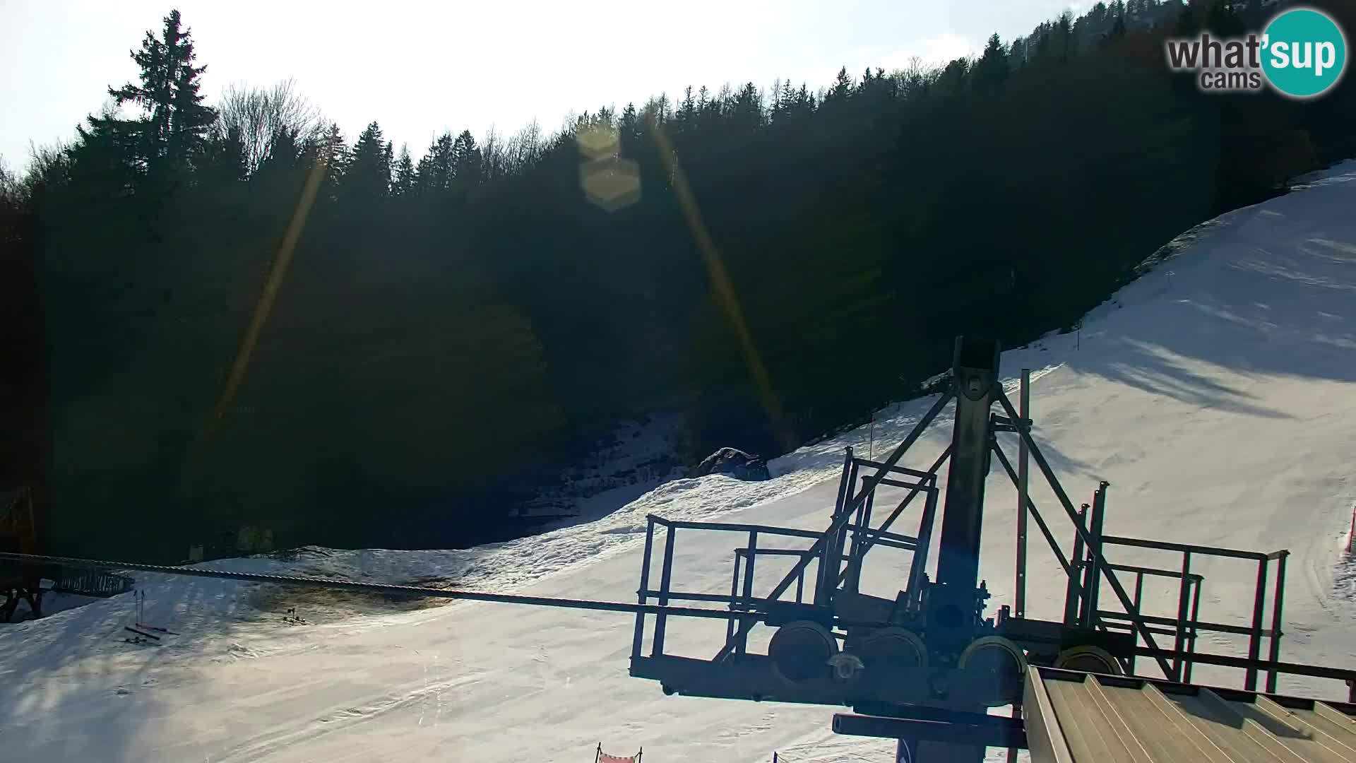 Vitranc Kranjska Gora webcam | VITRANC 1 stazione superiore