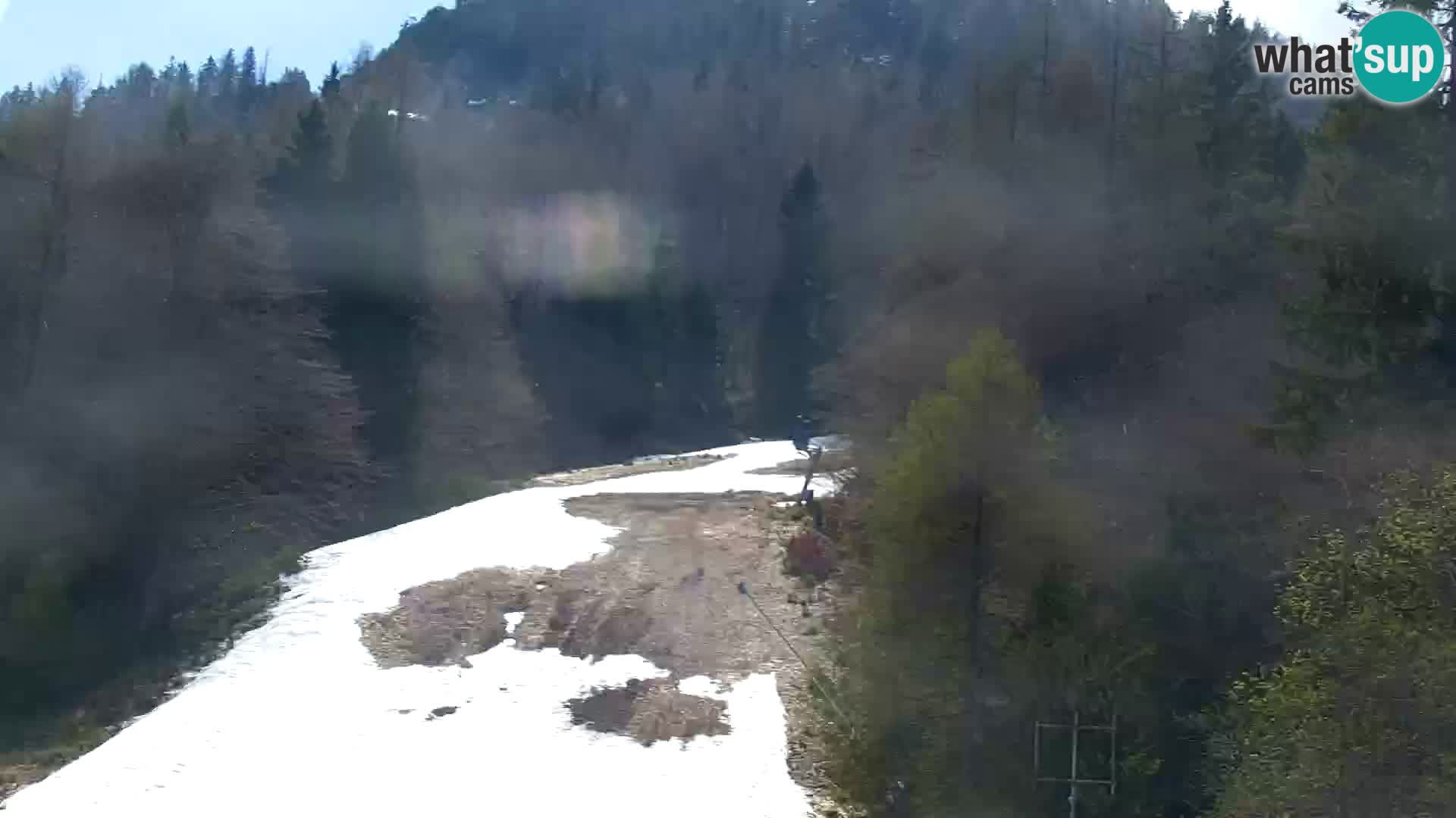 Kranjska Gora web kamera Vitranc | VITRANC 1 gornja postaja