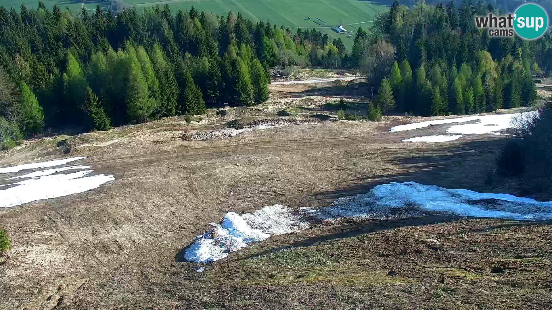 Kranjska Gora web kamera Vitranc | VITRANC 1 gornja postaja