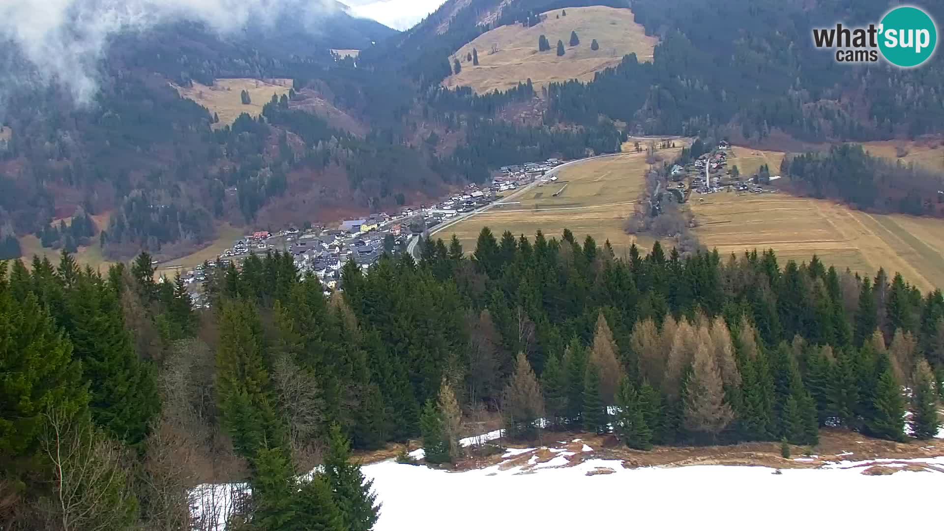 Kranjska Gora web kamera Vitranc | VITRANC 1 gornja postaja