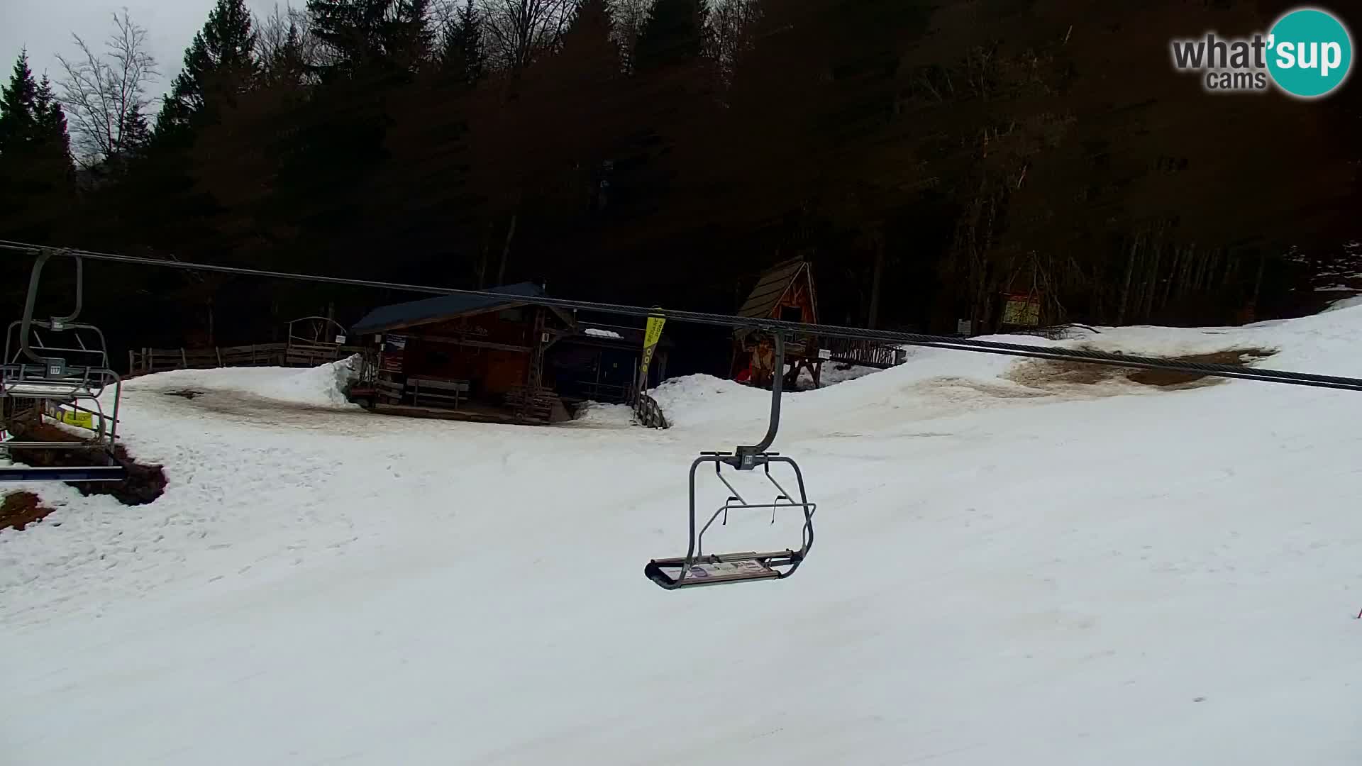 Kranjska Gora web kamera Vitranc | VITRANC 1 gornja postaja